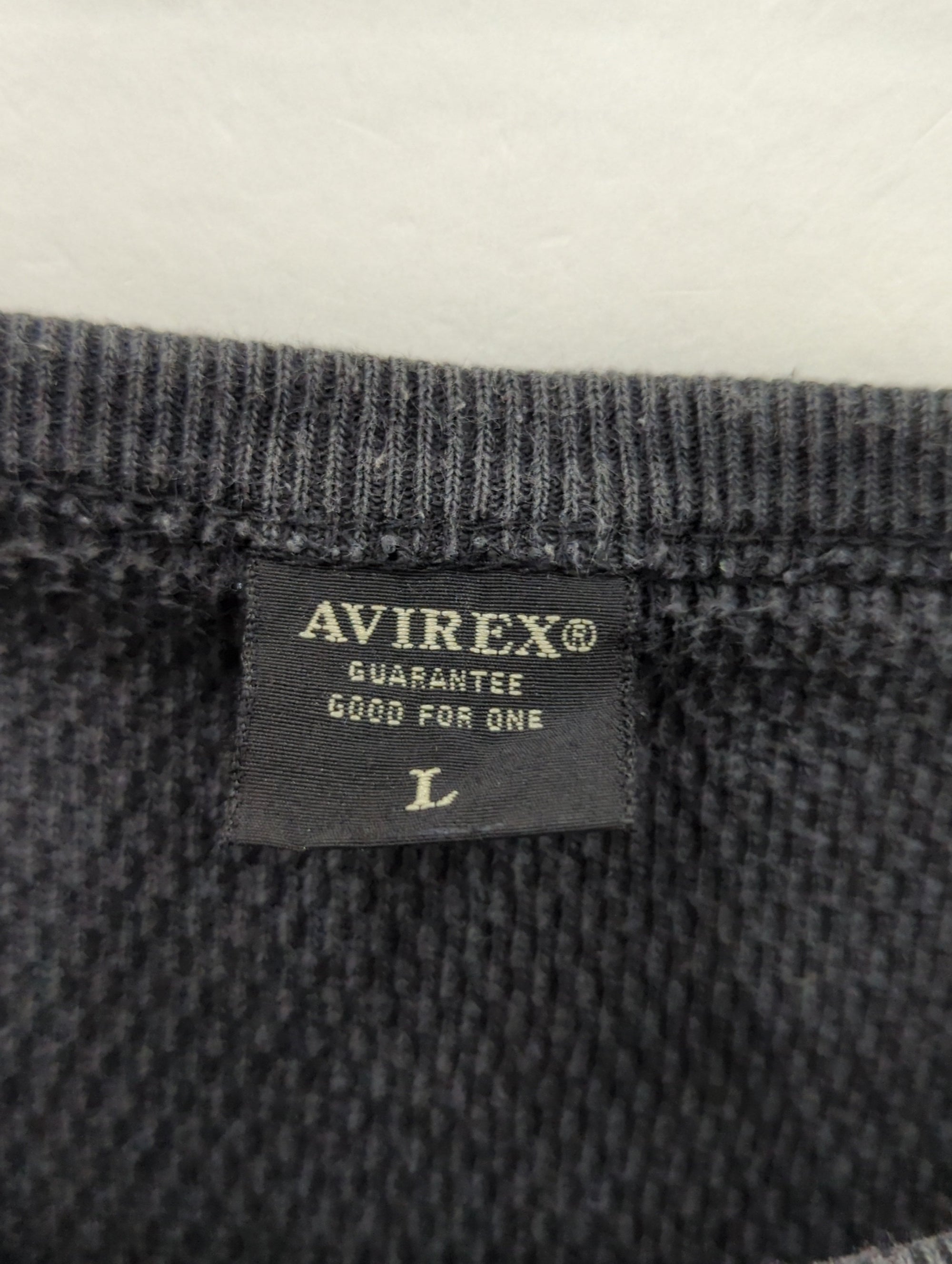 AVIREX / ハニカムワッフル クルーネック Tシャツ/ HONEY COMB WAFFLE T-SHIRT