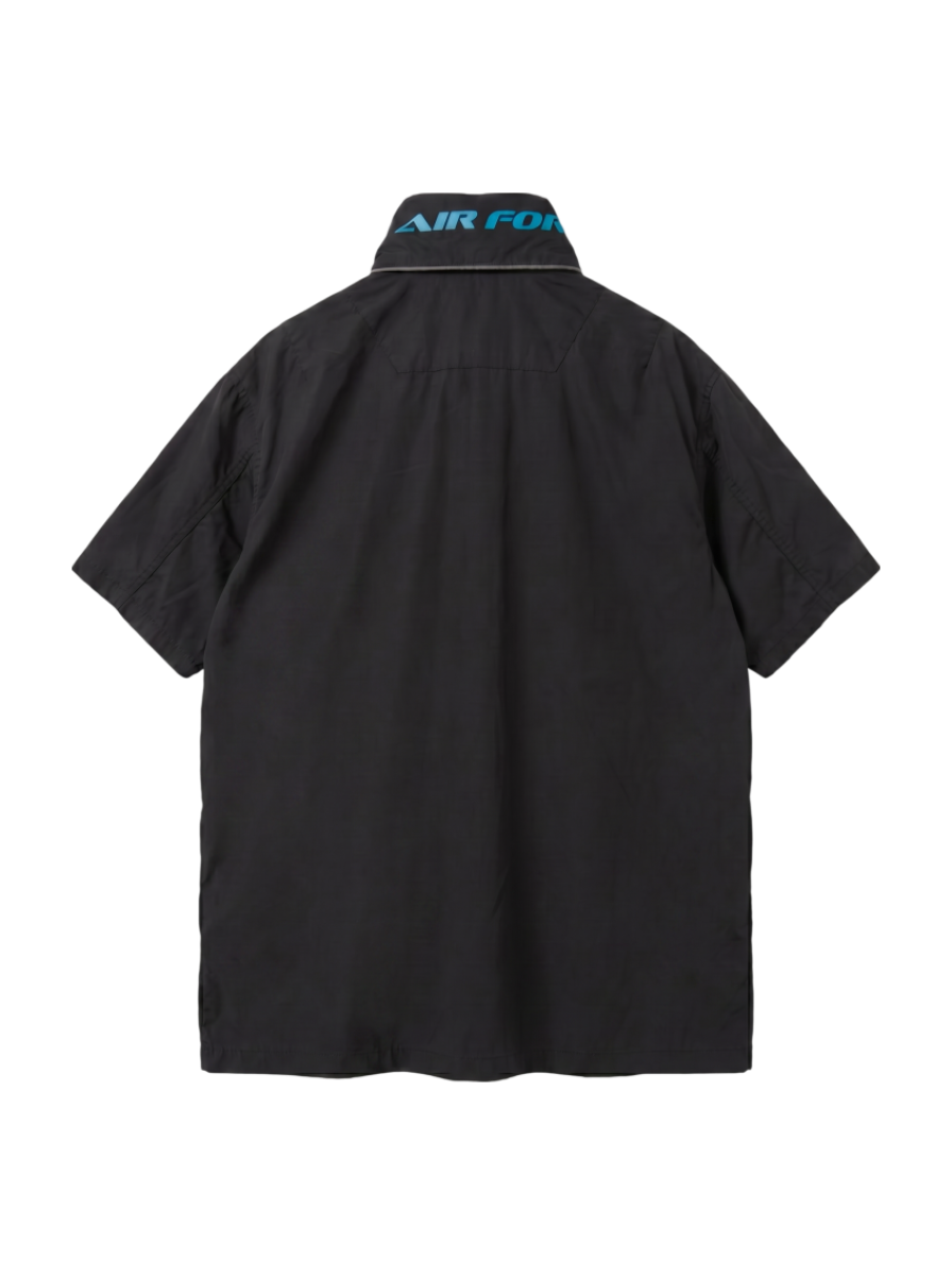 AVIREX / ファンクショナル スタンドジップシャツ/S/S FUNCTIONAL STAND ZIP SHIRT
