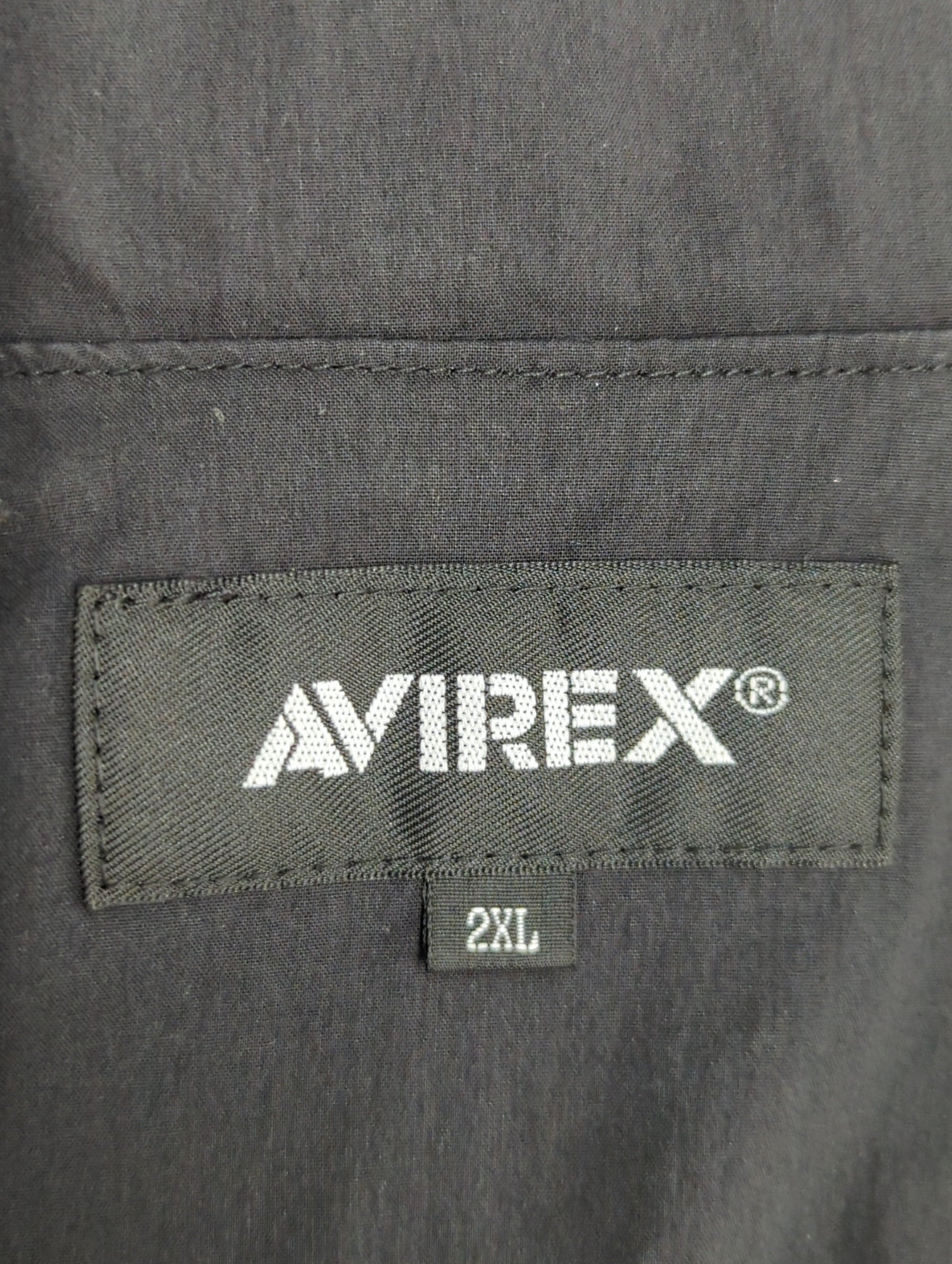 AVIREX / ファンクショナル スタンドジップシャツ/S/S FUNCTIONAL STAND ZIP SHIRT