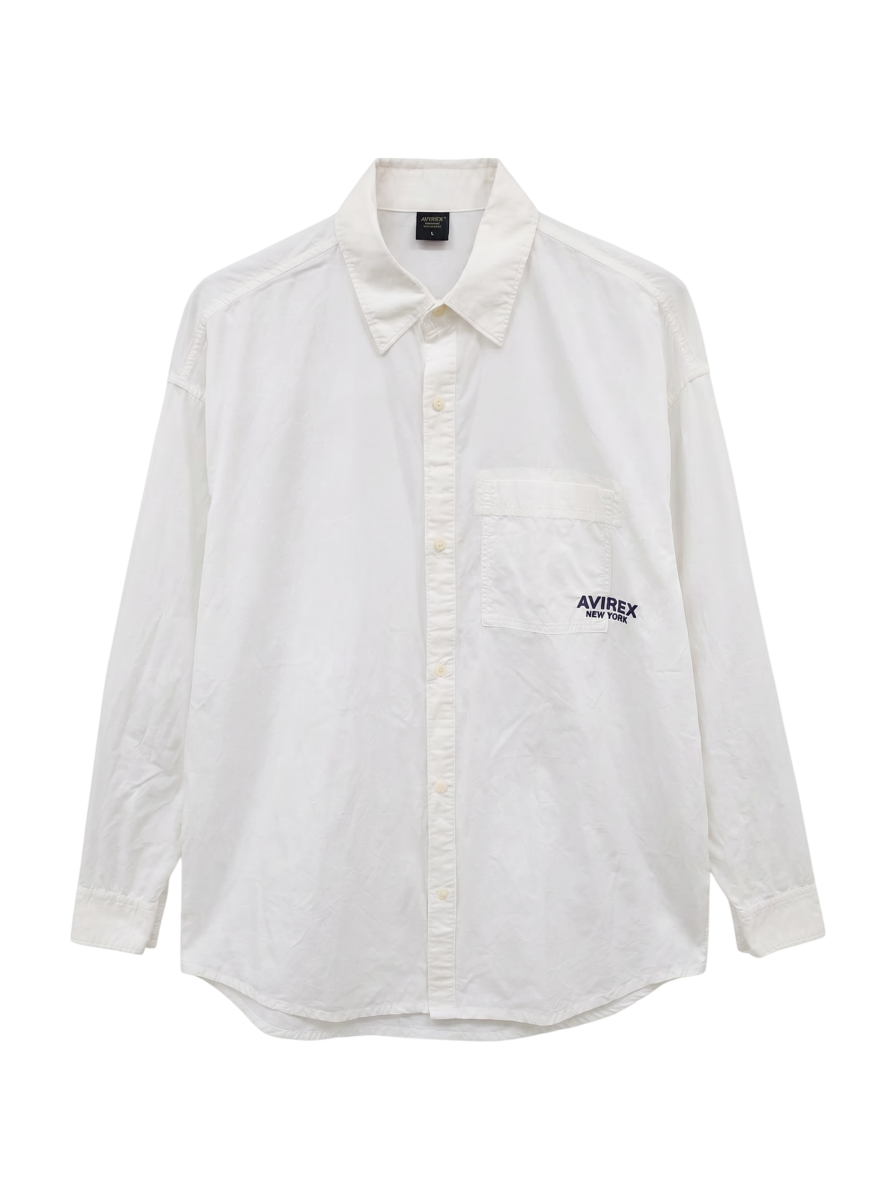 AVIREX / <WEB&DEPOT限定>L/S LINE SHIRT/ ライン シャツ