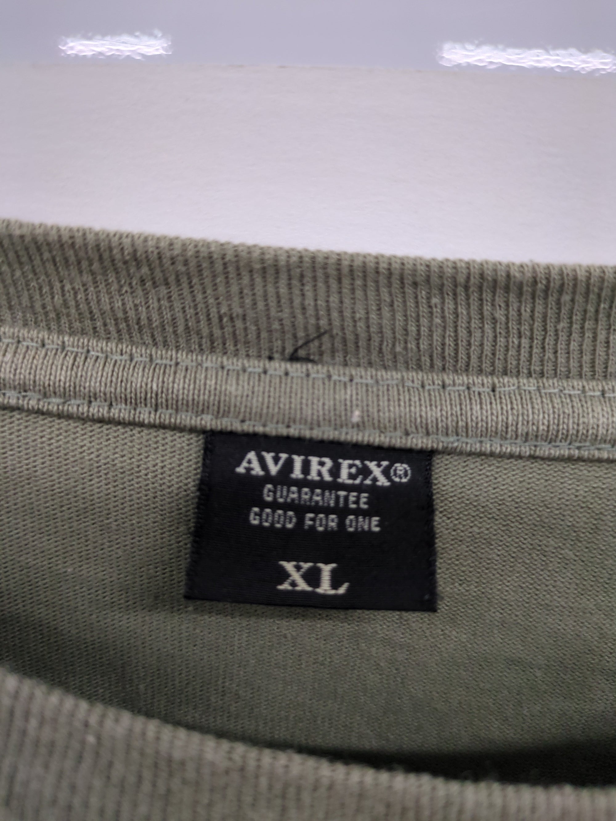 AVIREX / AVIREX/アヴィレックス/L/S CREW NECK T STENCIL PRINTS/ 長袖 クルーネックTシャツ ステンシルプリント
