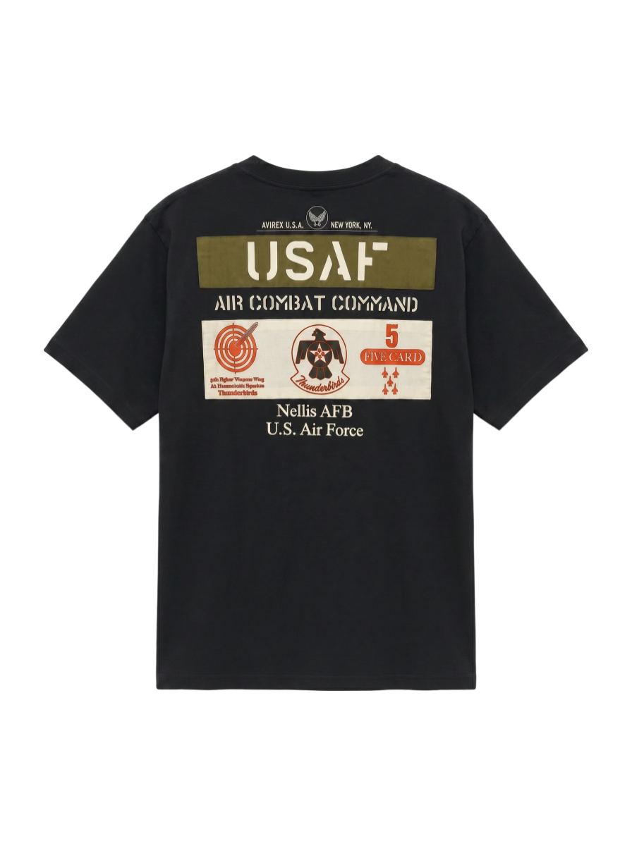 AVIREX / SHORT SLEEVE T-SHIRT USAF THUNDERBIRDS / ショートスリーブ Tシャツ USAF サンダーバーズ