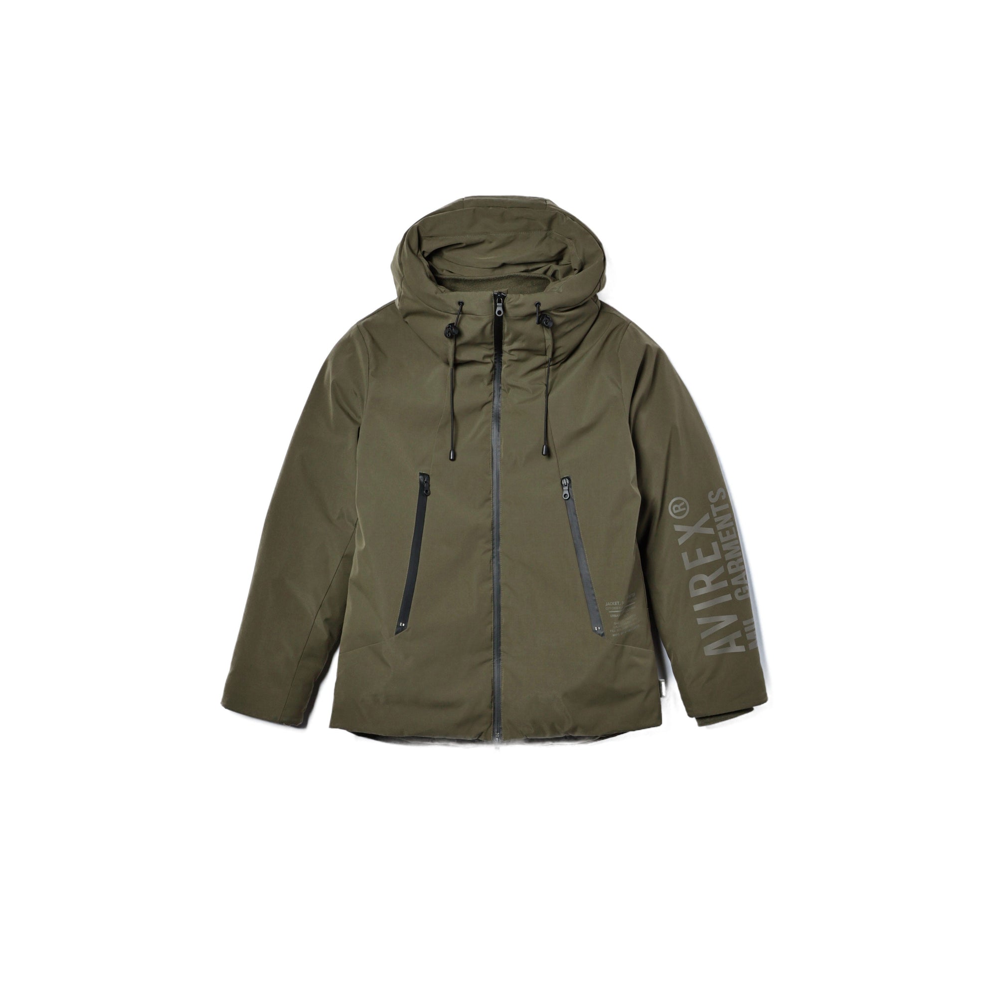 AVIREX / 【直営店限定】STRETCH HOOD DOWN JACKET / ストレッチ フード ダウン ジャケット