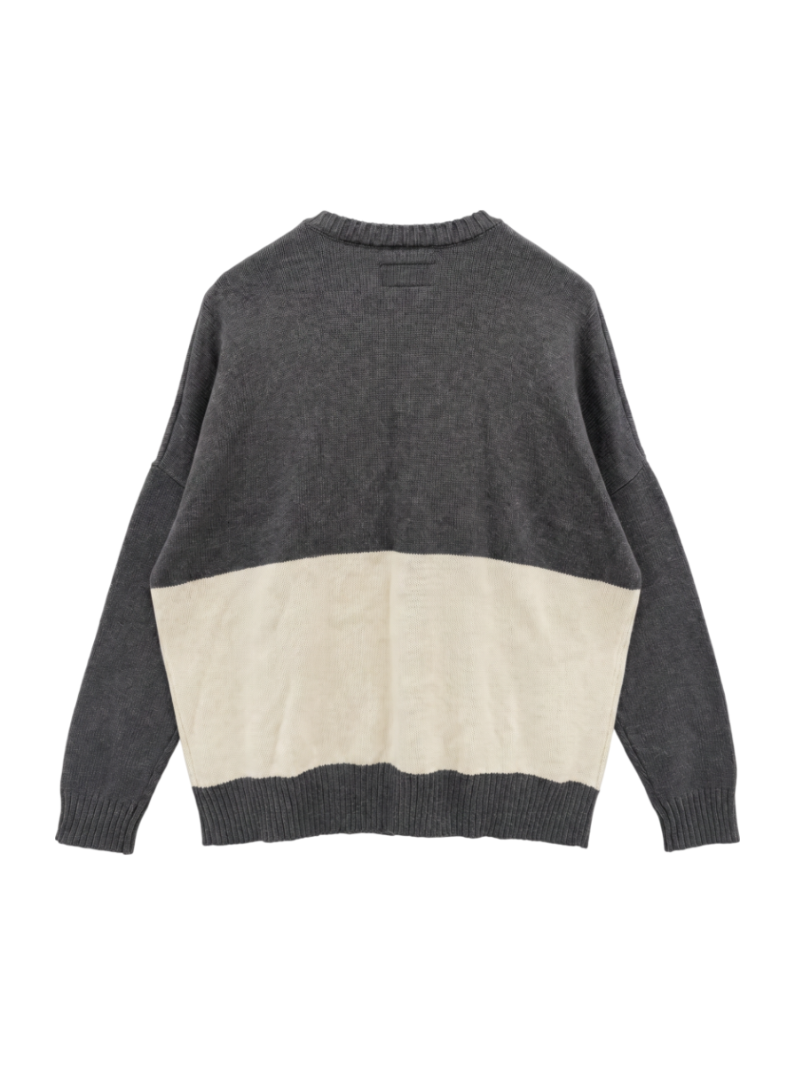 AVIREX / 【直営店限定】AVIREX/アヴィレックス/ドロップショルダーロゴニットセーター/DROP SHOULDER LOGO KNIT