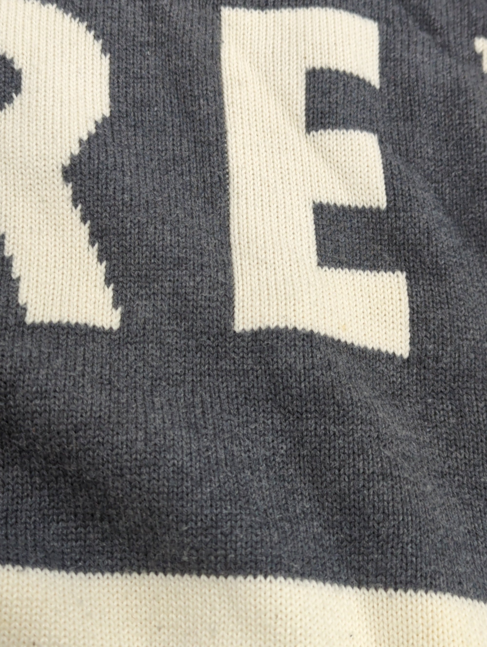 AVIREX / 【直営店限定】AVIREX/アヴィレックス/ドロップショルダーロゴニットセーター/DROP SHOULDER LOGO KNIT