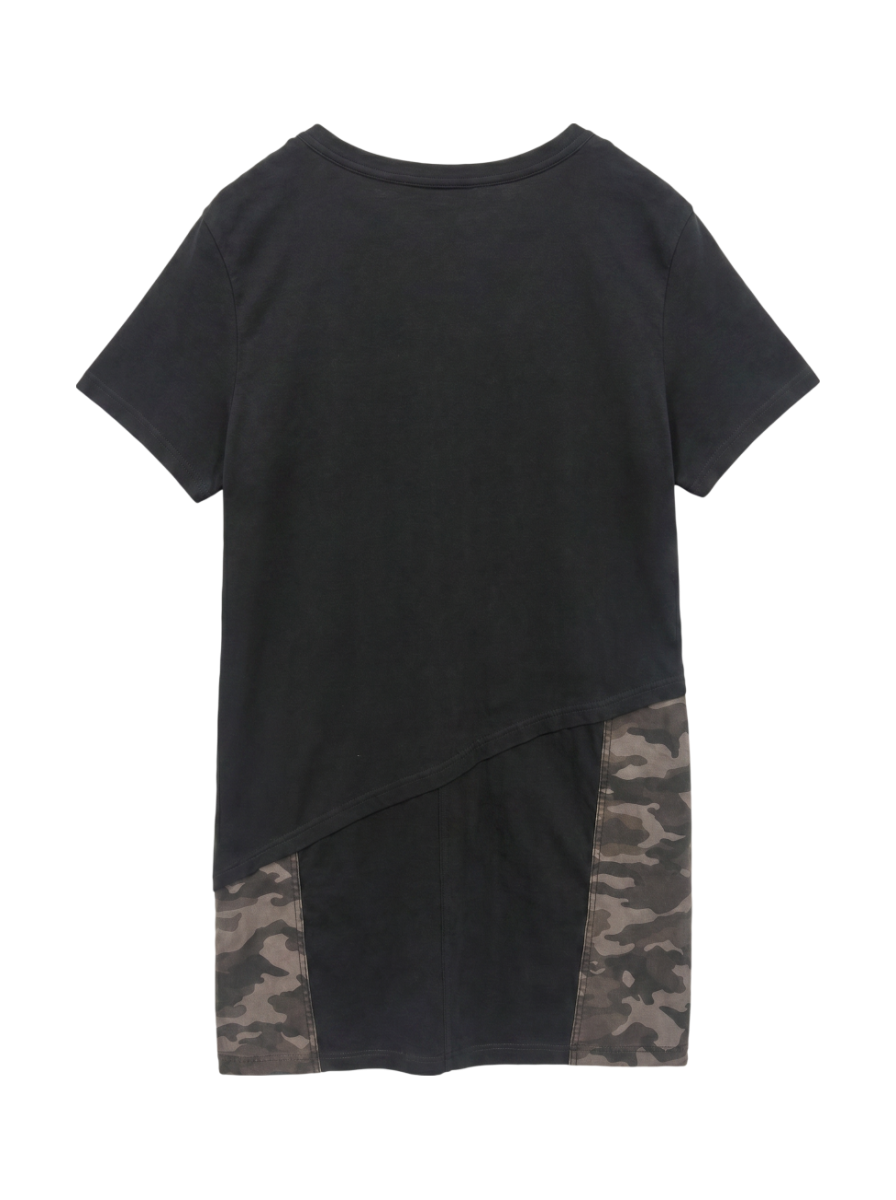 AVIREX / 【直営店限定】コットンウーヴン コントラストパネルドレス/ COTTON WOVEN CONTRAST PANEL DRESS