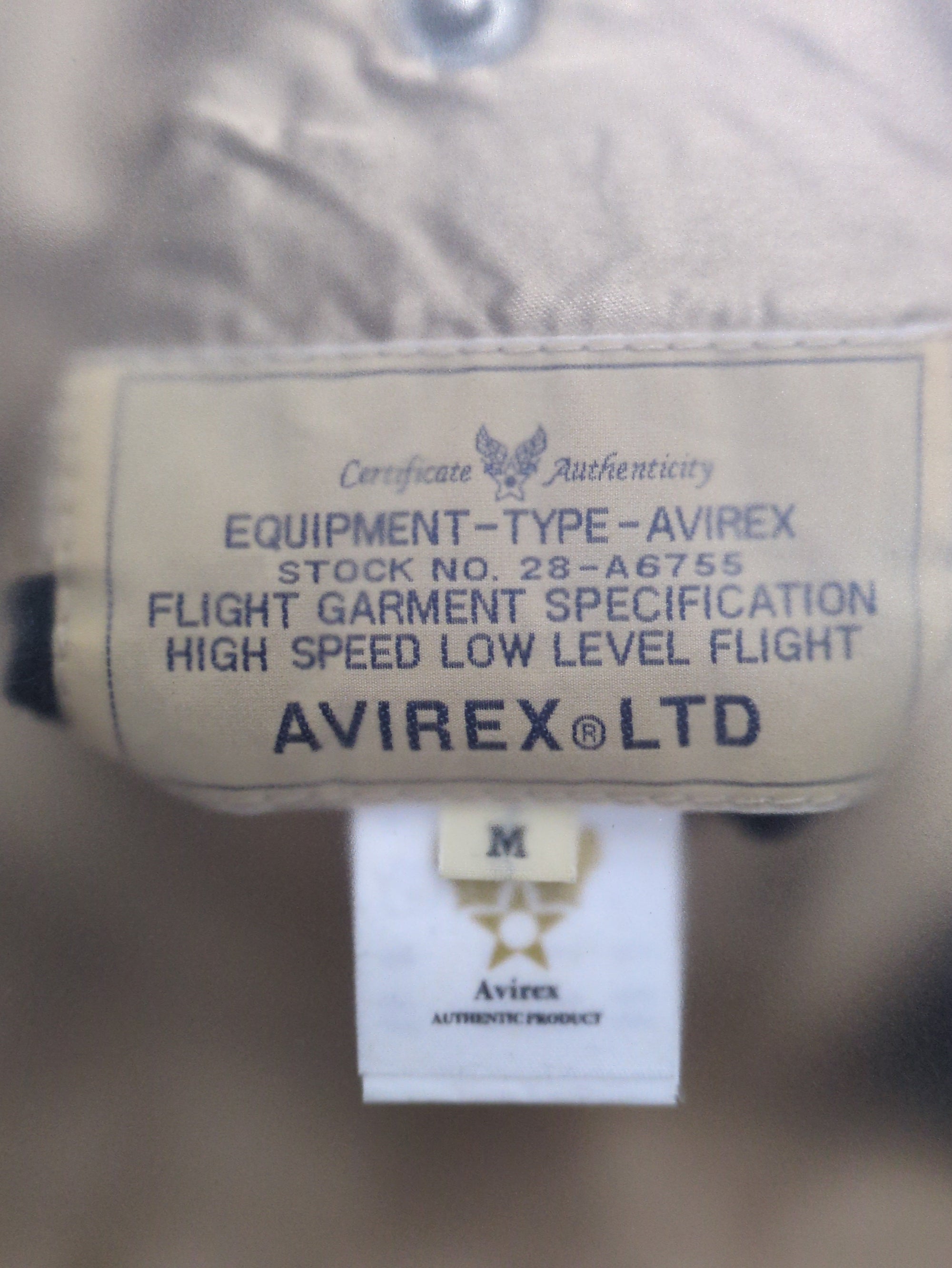 AVIREX / 35th ANNIV. MA-1 "UNION LADIES"