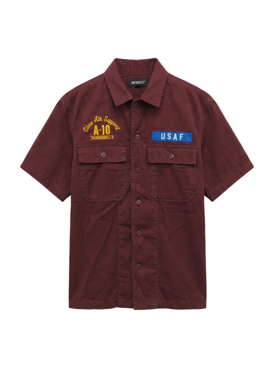 AVIREX / OG-107 TYPE S/S SHIRT 66th WEAPONS SQUADRON / 半袖シャツ 66th ウエポンズ スコードロン
