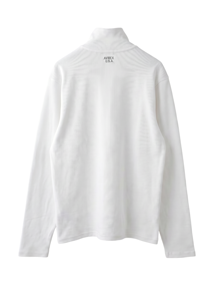 AVIREX / 《DAILY/デイリー》STAND ZIP RIB JACKET/スタンドジップ リブ ジャケット