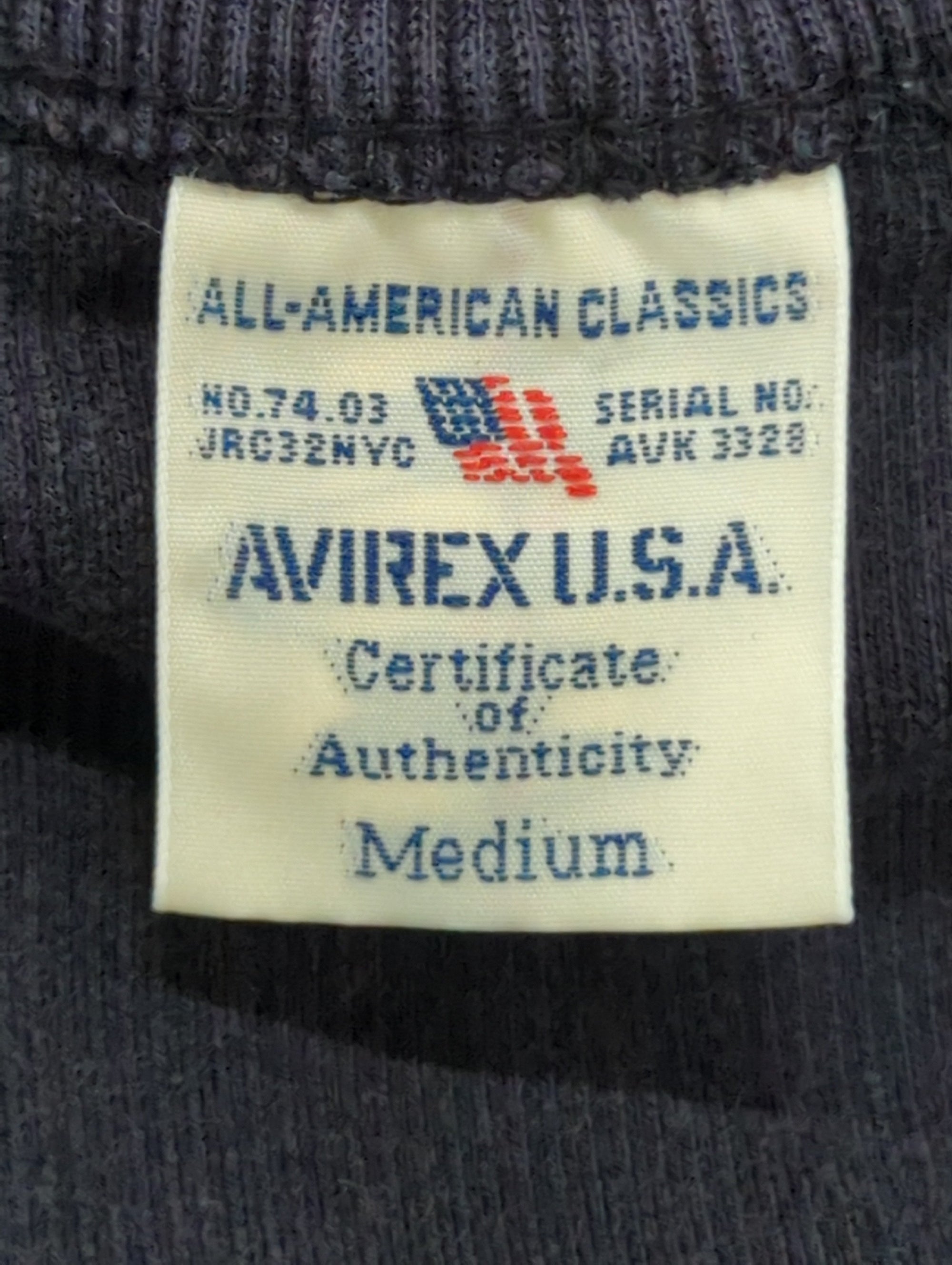 AVIREX / 《DAILY/デイリー》HALF SLEEVE U-NECK T-SHIRT/デイリー 五分袖 Uネック Tシャツ/AVIREX