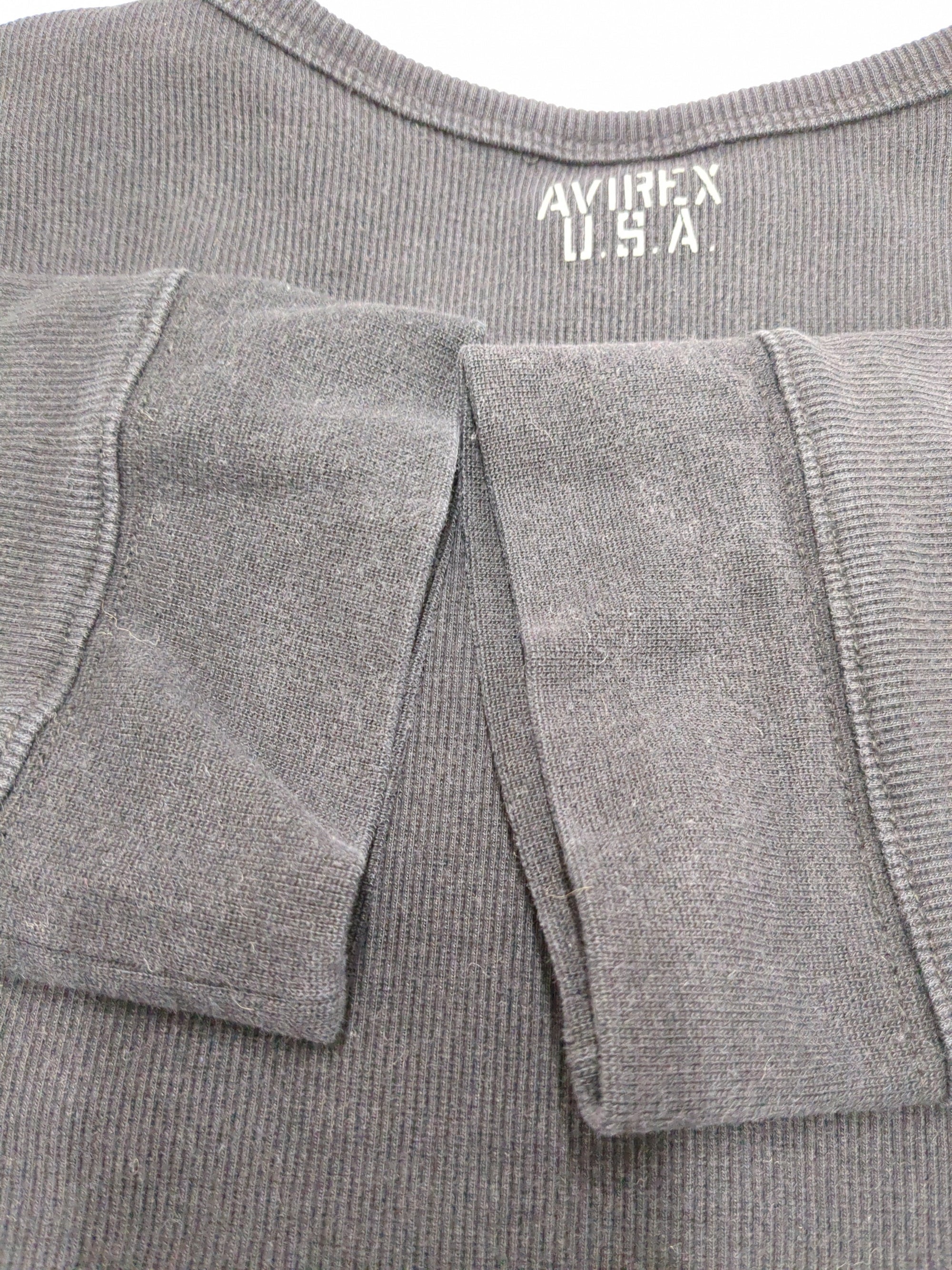 AVIREX / 《DAILY/デイリー》HALF SLEEVE U-NECK T-SHIRT/デイリー 五分袖 Uネック Tシャツ/AVIREX