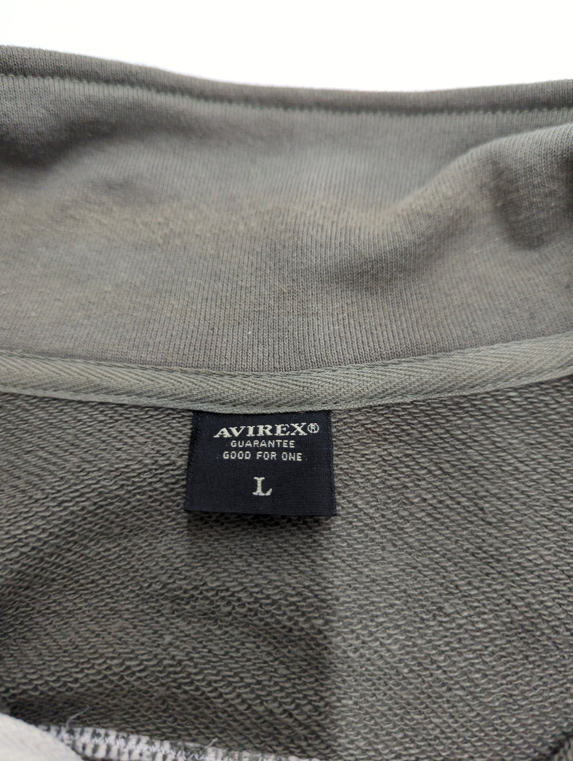 AVIREX / L/S STAND ZIP NAVAL PATCH / スタンドジップ ネーヴァル パッチ