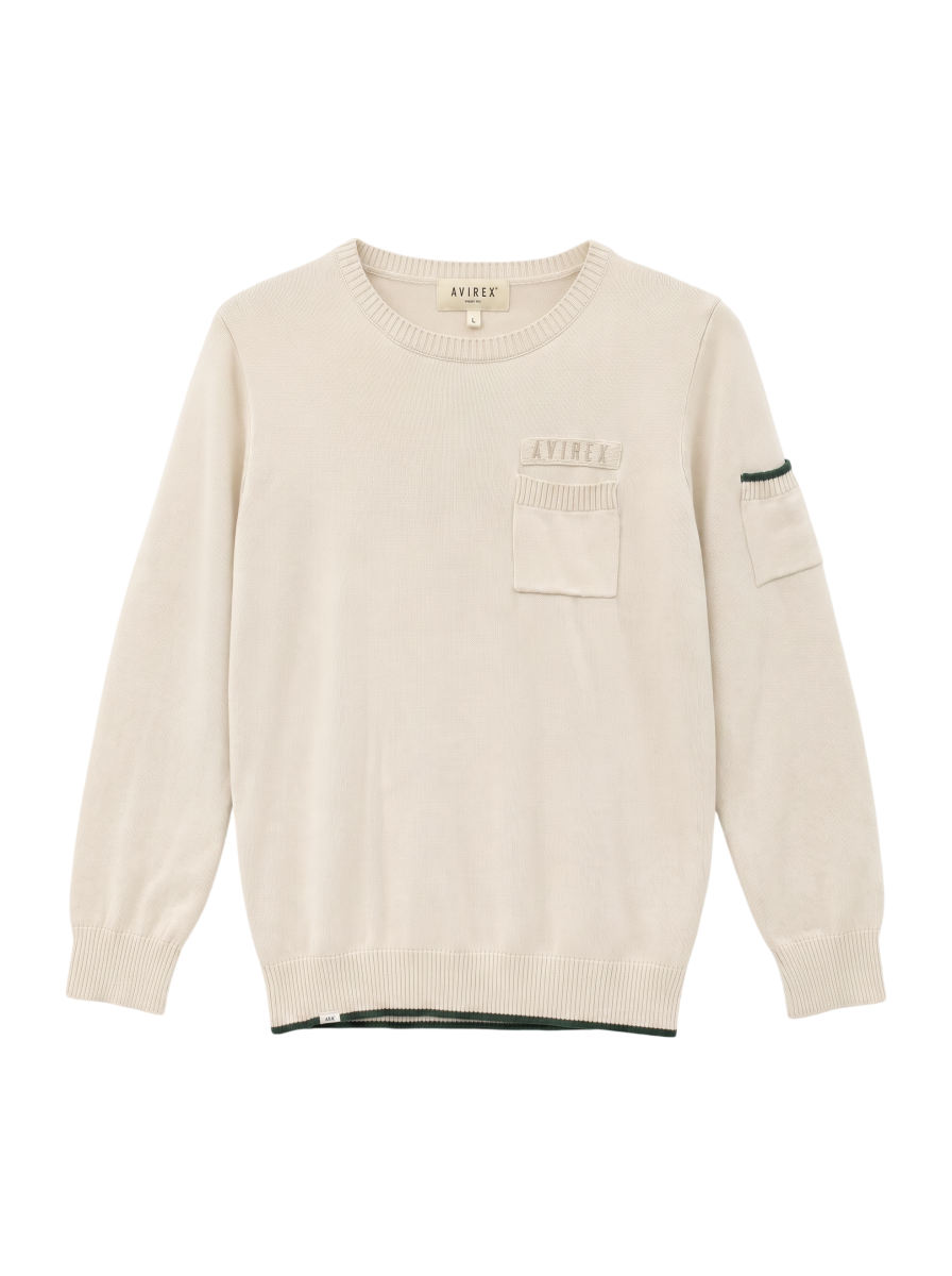 AVIREX / FATIGUE KNIT TOPS/ファティーグニットトップス