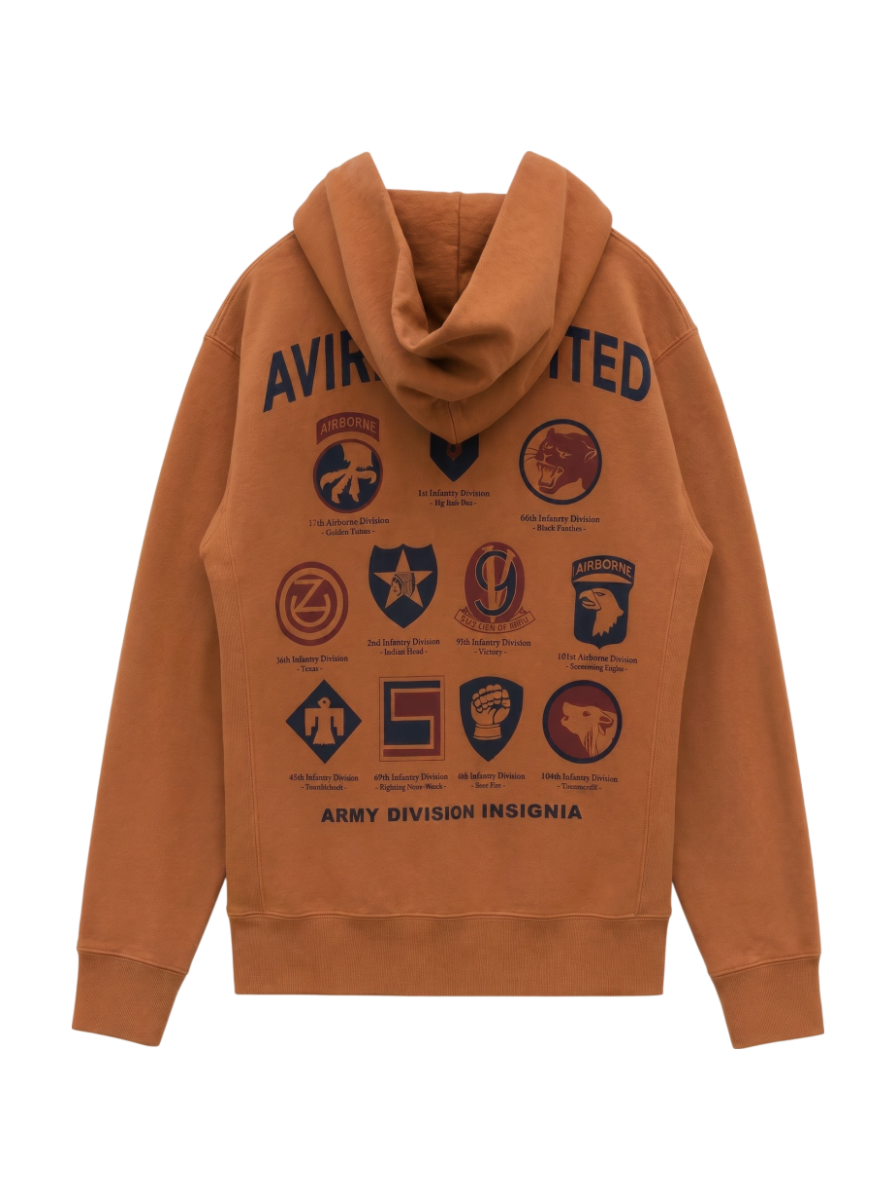 AVIREX / ■L/S ARMY CUSTOM SWEA