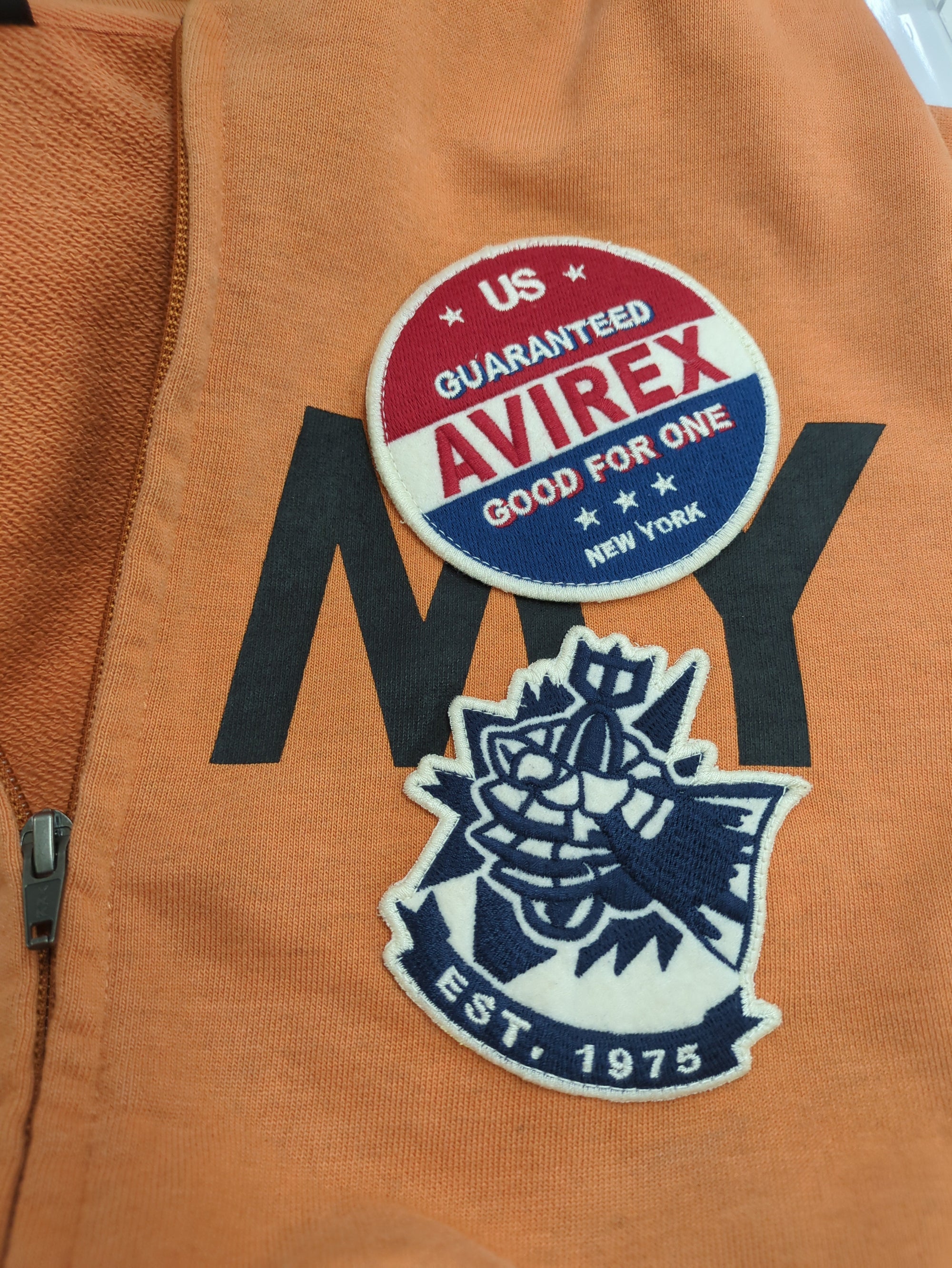 AVIREX / ■L/S ARMY CUSTOM SWEA