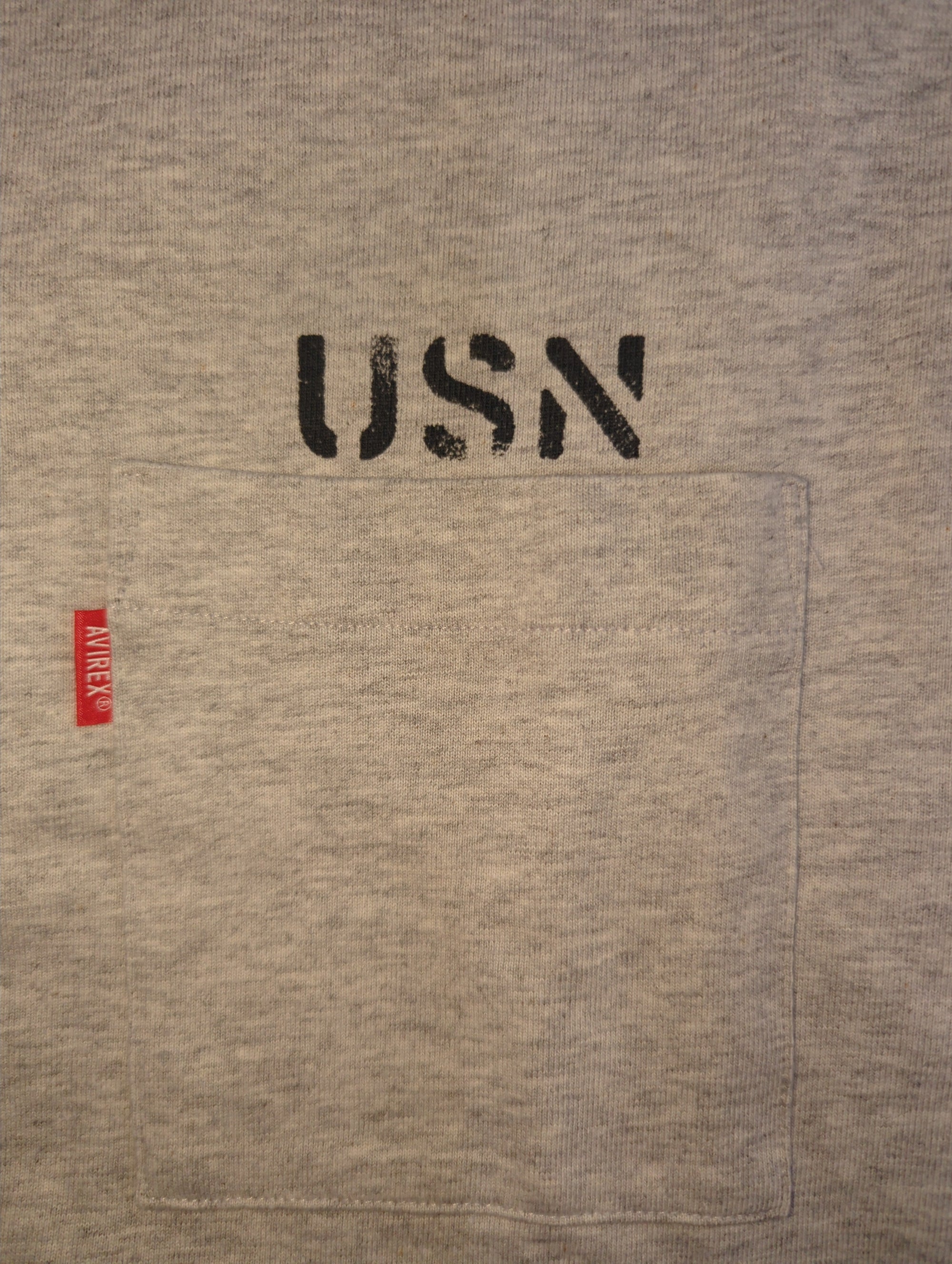 AVIREX / ネイバル パッチ ロングスリーブ Tシャツ/NAVAL PATCH LONG SLEEVE T-SHIRT