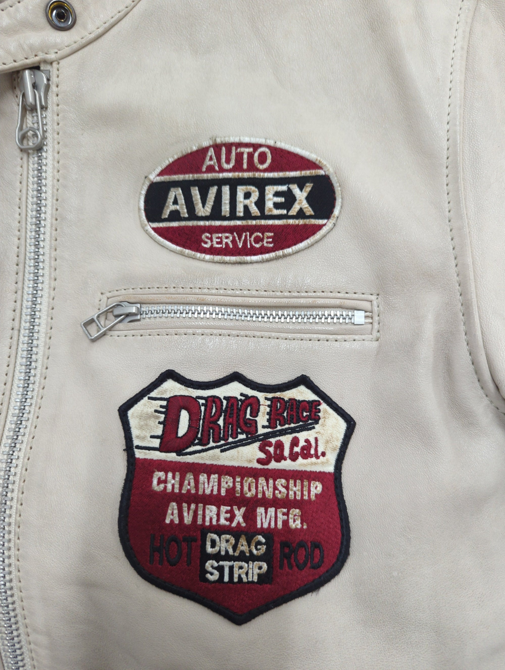 AVIREX / エイジド スタンド シングルライダース カスタム/AGED STAND SINGLE RIDERS JACKET
