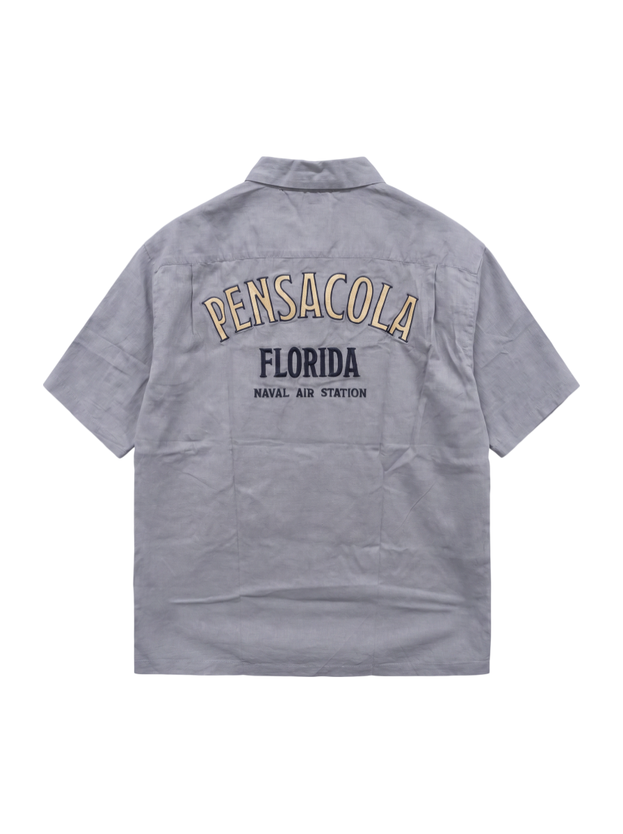 AVIREX / LINEN/COTTON PENSACOLA WORK SHIRT