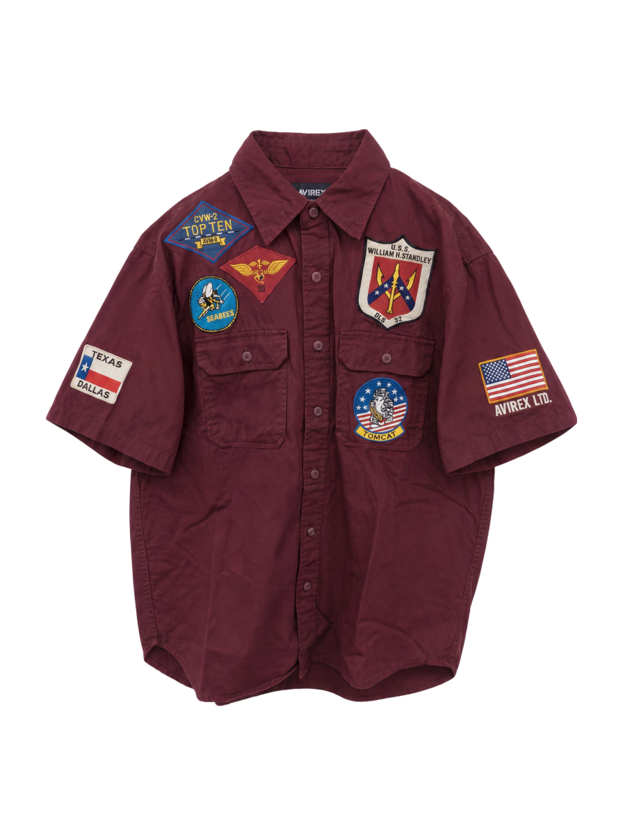 AVIREX / TOPGUN SHIRT SLEEVE SHIRT / トップガン 半袖 シャツ