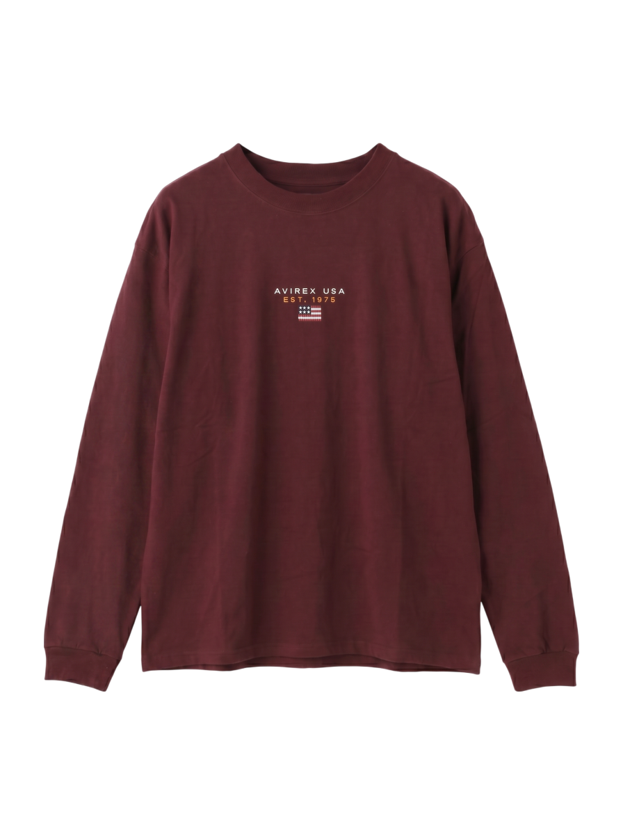 AVIREX / AVI-LS TEE BLOCK LOGO