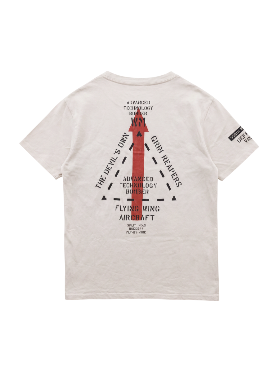 AVIREX / ブラックプロジェクト U.S.A.F.Tシャツ/BLACK PROJECT U.S.A.F. T-SHIRT/B-2