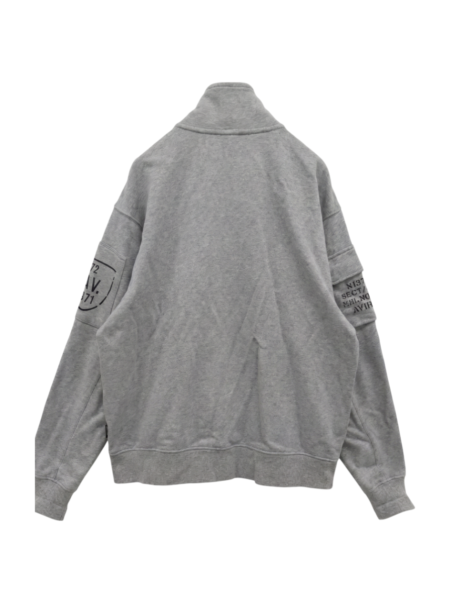 AVIREX / FATIGUE STAND ZIPUP SWEAT / ファティーグ ジップアップ スウェット / AVIREX / アヴィレックス