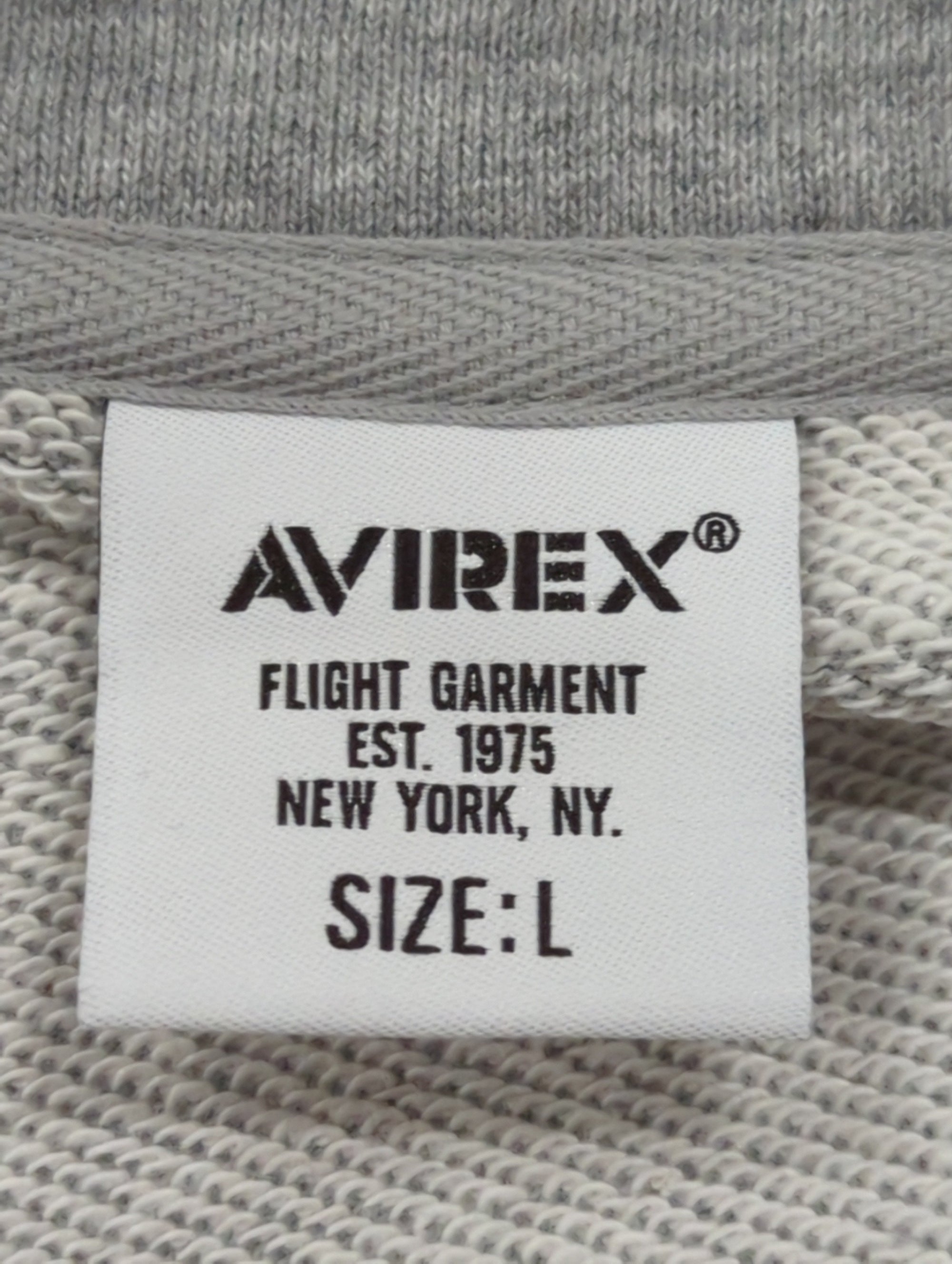 AVIREX / FATIGUE STAND ZIPUP SWEAT / ファティーグ ジップアップ スウェット / AVIREX / アヴィレックス