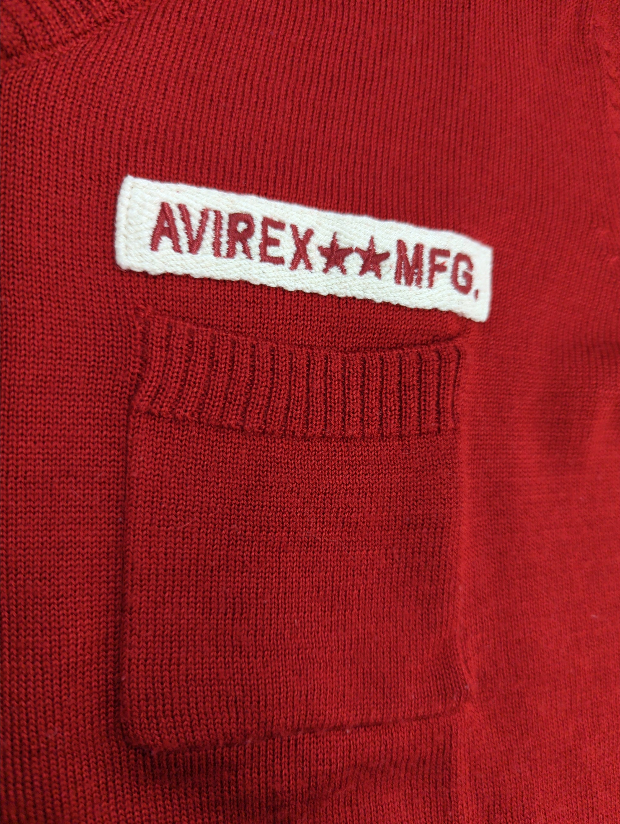 AVIREX /アヴィレックス/ウイメンズ ウォッシャブル ファティーグ プルオーバー ニット/FATIGUE PULL OVER KNIT