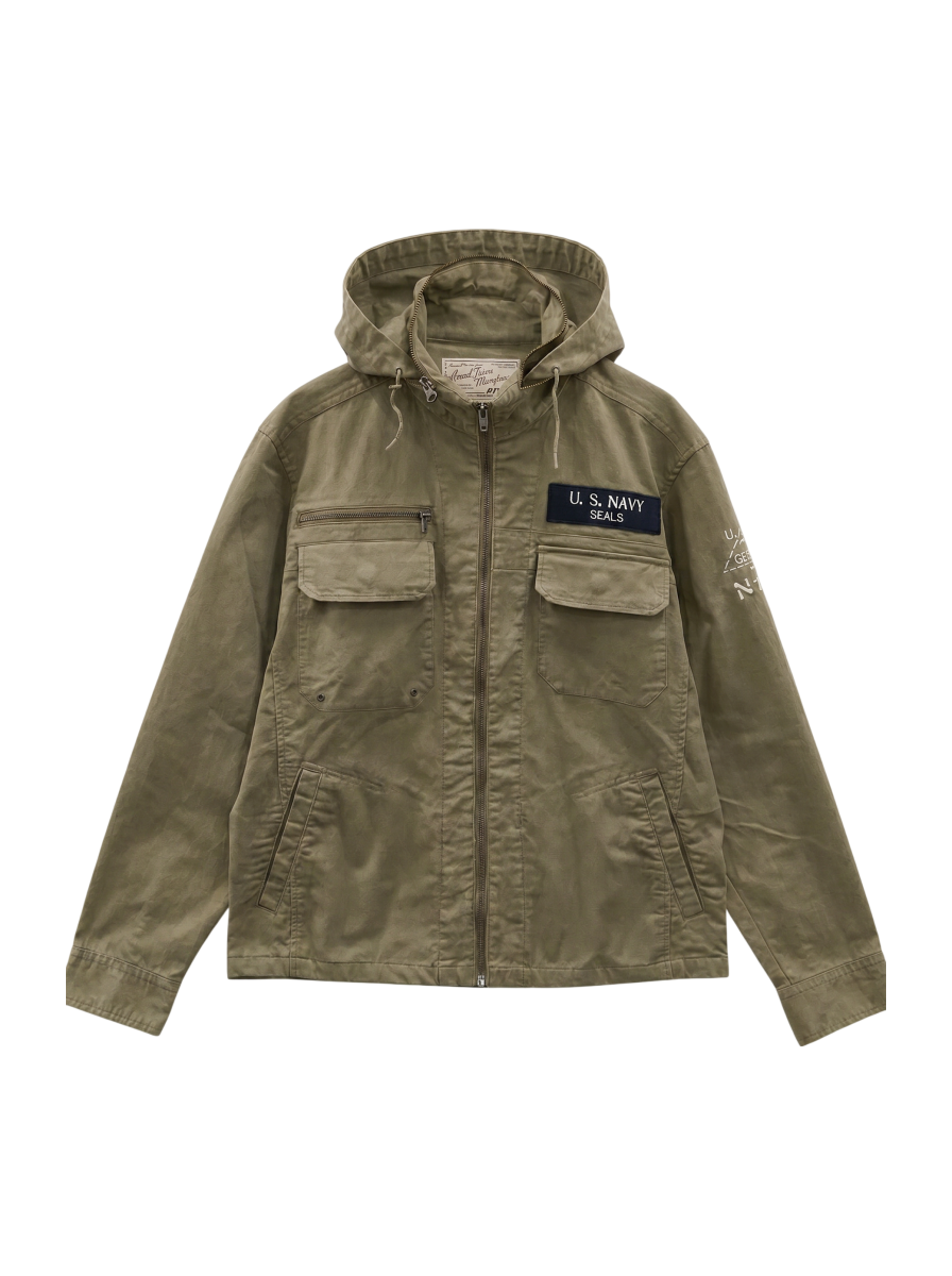AVIREX / SH SIMPLE GRAPHIC STRETCH JKT