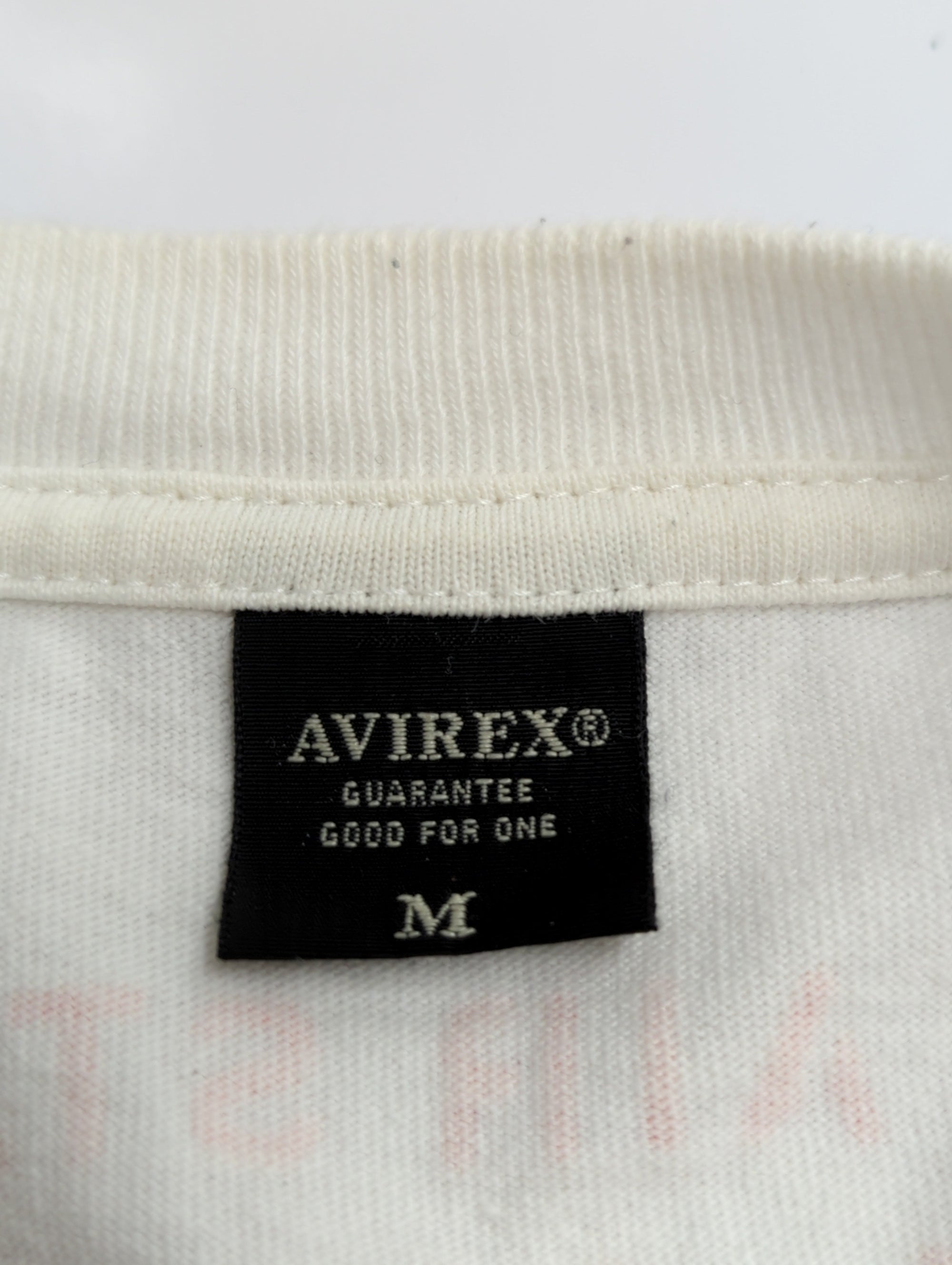 AVIREX / #SH S/S NAVALSHEETINGPATCHED T