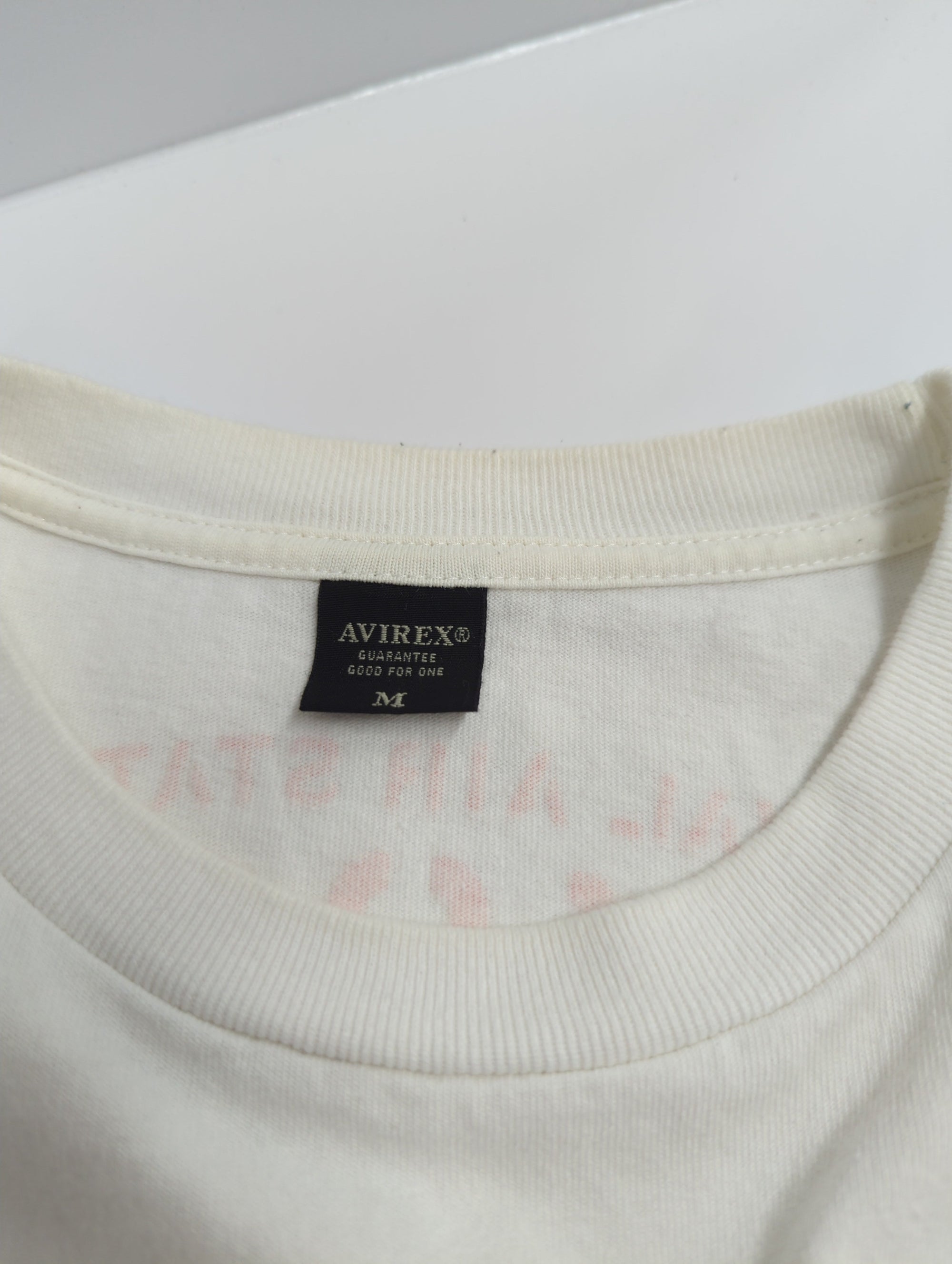 AVIREX / #SH S/S NAVALSHEETINGPATCHED T