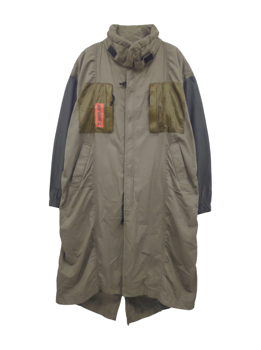 AVIREX / シャーリング シェル パーカー/SHIRRING SHELL PARKA