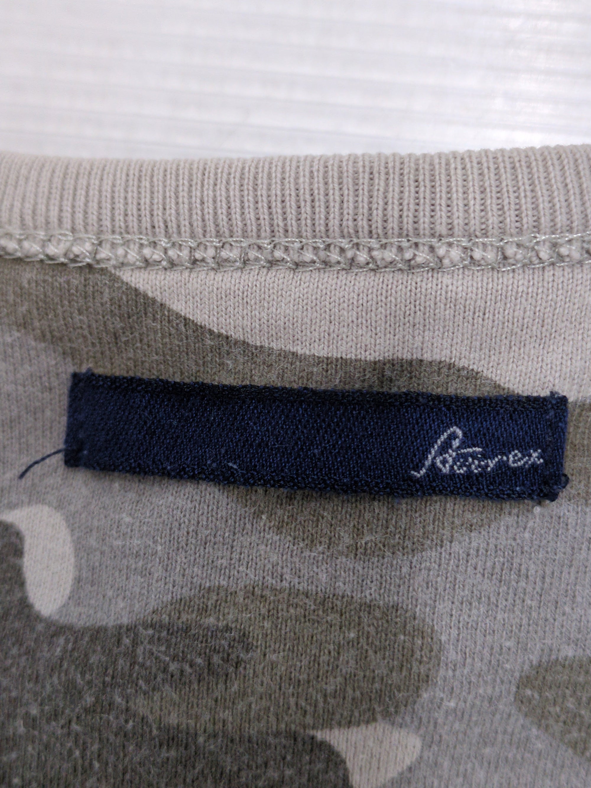 AVIREX / Vネック カモフラージュ ファティーグ Tシャツ/V-NECK CAMOUFLAGE FATIGUE T-SHIRT