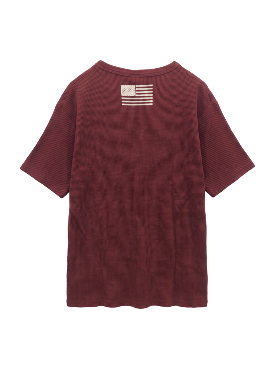 AVIREX / ■T DP S/S WAFFLE CREW NECK TEE