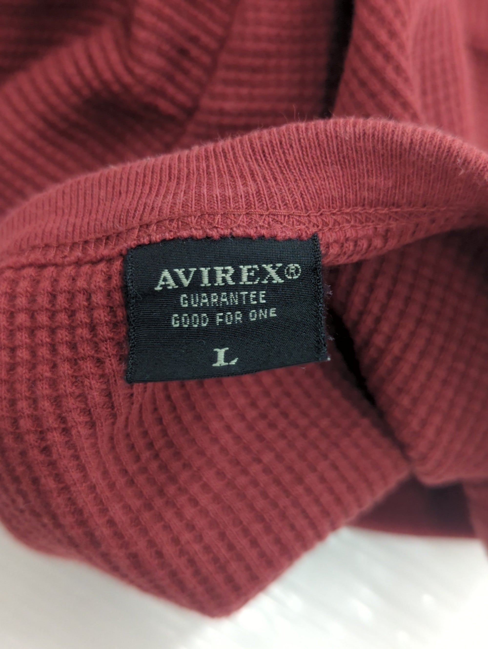AVIREX / ■T DP S/S WAFFLE CREW NECK TEE