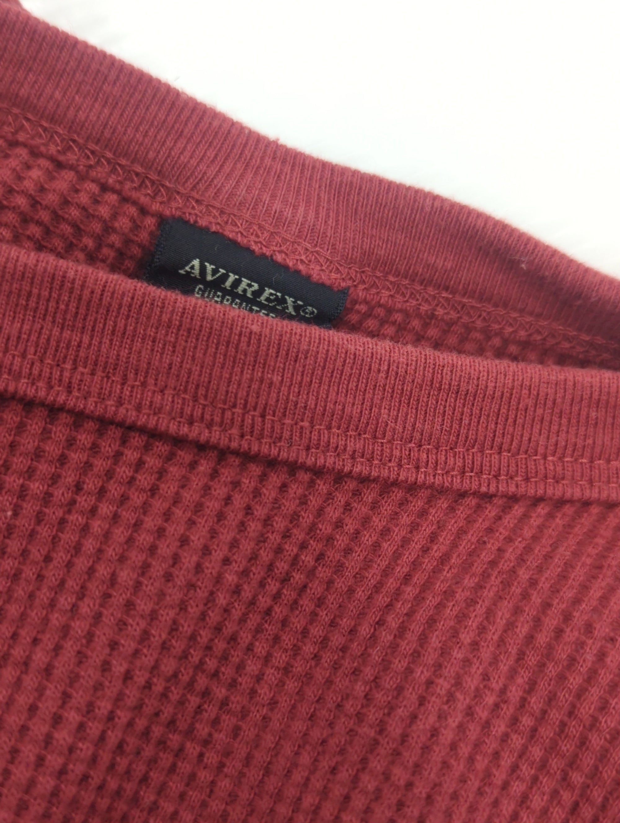 AVIREX / ■T DP S/S WAFFLE CREW NECK TEE