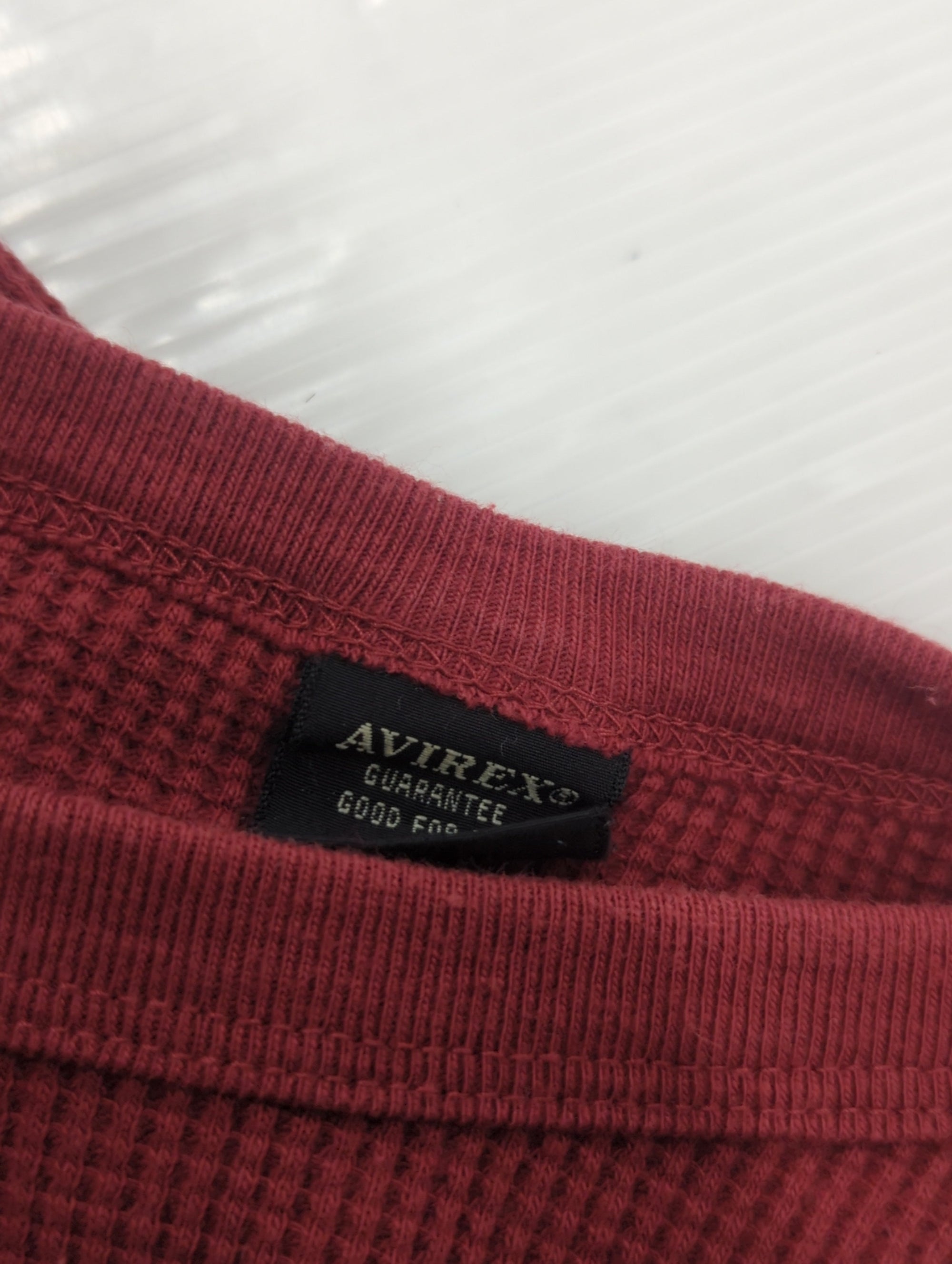 AVIREX / ■T DP S/S WAFFLE CREW NECK TEE