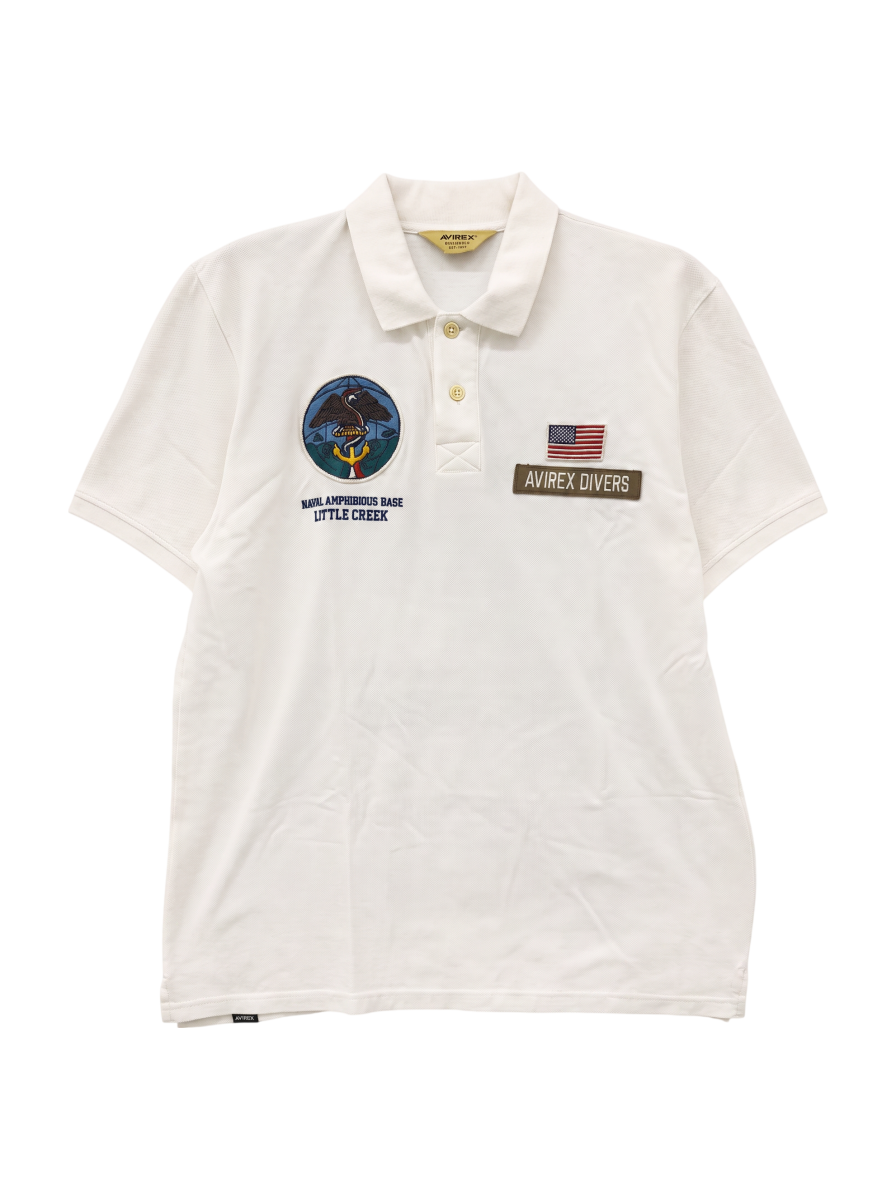 AVIREX / ネイビー シールズ ポロシャツ/NAVY SEALS POLO SHIRT