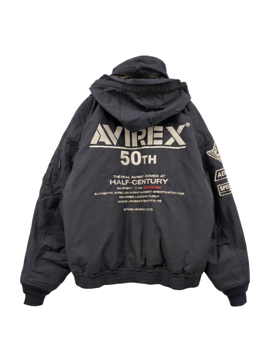 AVIREX / 《50th Anniversary》NYLON STAND BLOUSON