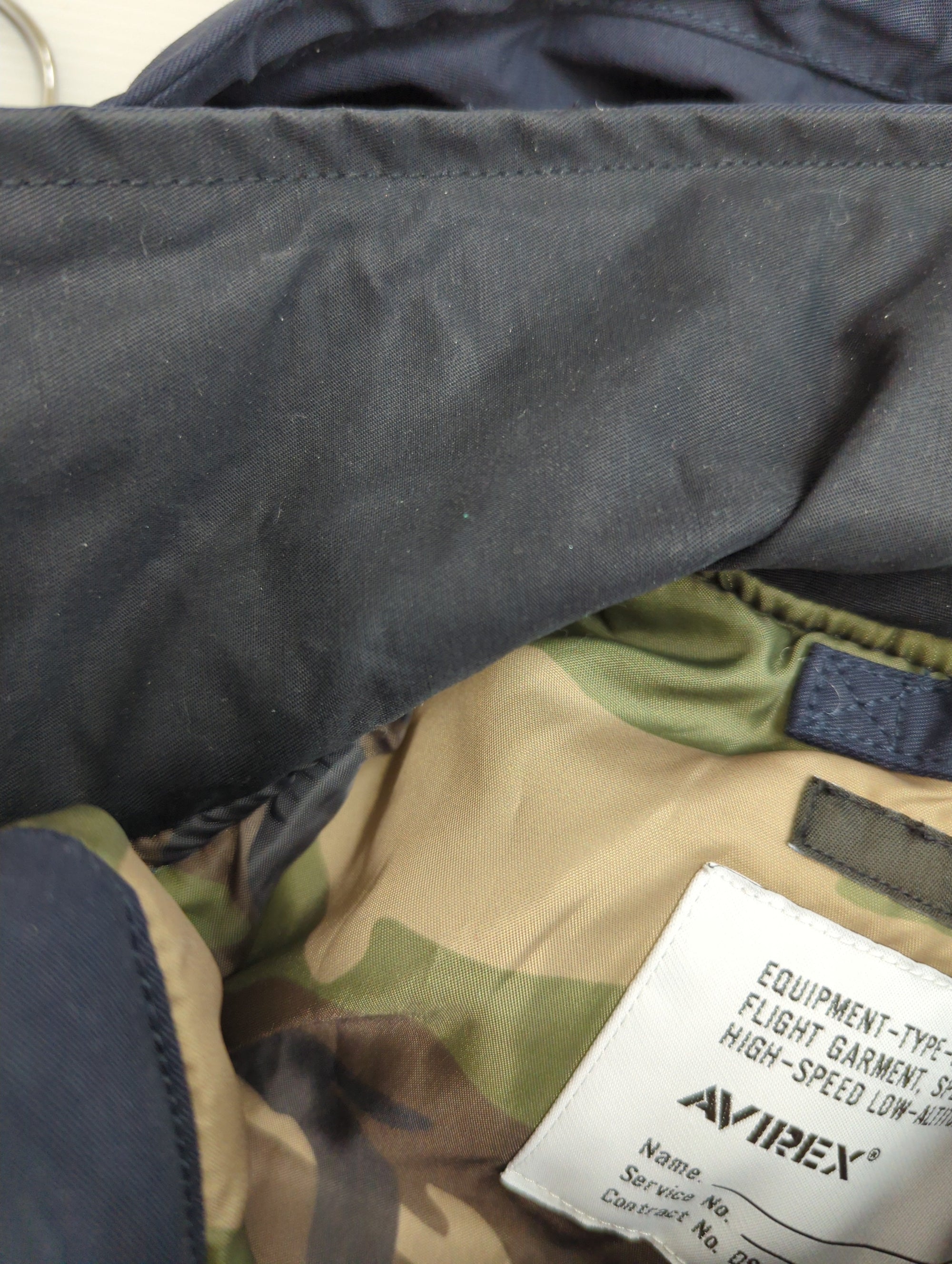 AVIREX / 《50th Anniversary》NYLON STAND BLOUSON