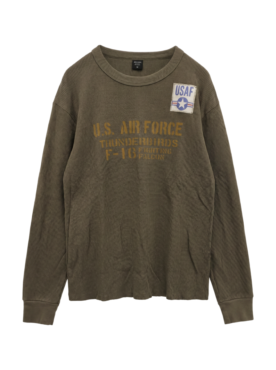AVIREX / WAFFLE L/S T-SHIRT SB F-10 / ワッフル ロングスリーブ Tシャツ SB F-10
