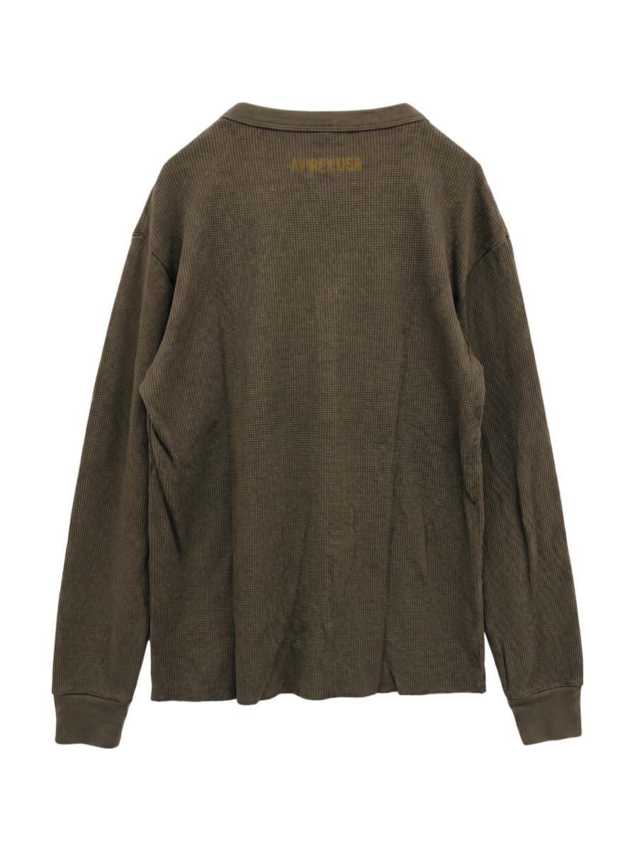 AVIREX / WAFFLE L/S T-SHIRT SB F-10 / ワッフル ロングスリーブ Tシャツ SB F-10