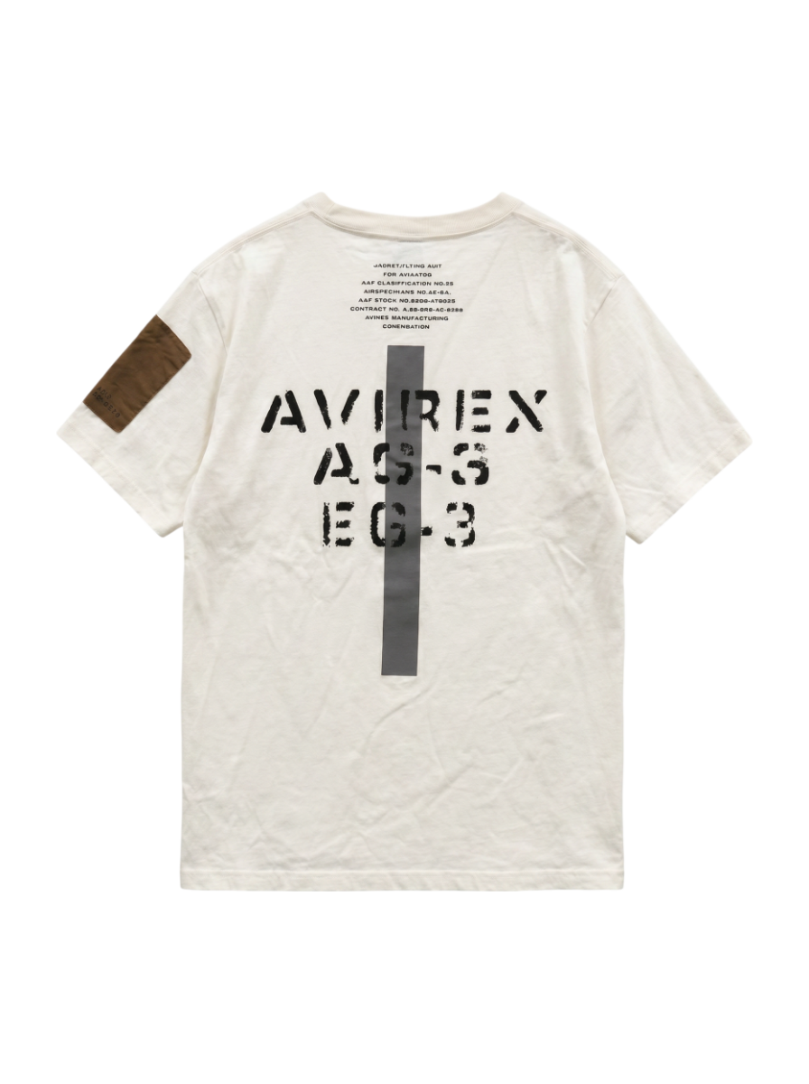 AVIREX / 《WEB&DEPOT限定》 REMODEL DESIGN CREW NECK T-SHIRT/リモデルデザイン半袖Tシャツ