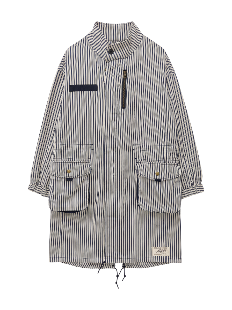 AVIREX / スタンドシェル ロングジャケット/ STAND SHELL LONG JACKET<br>