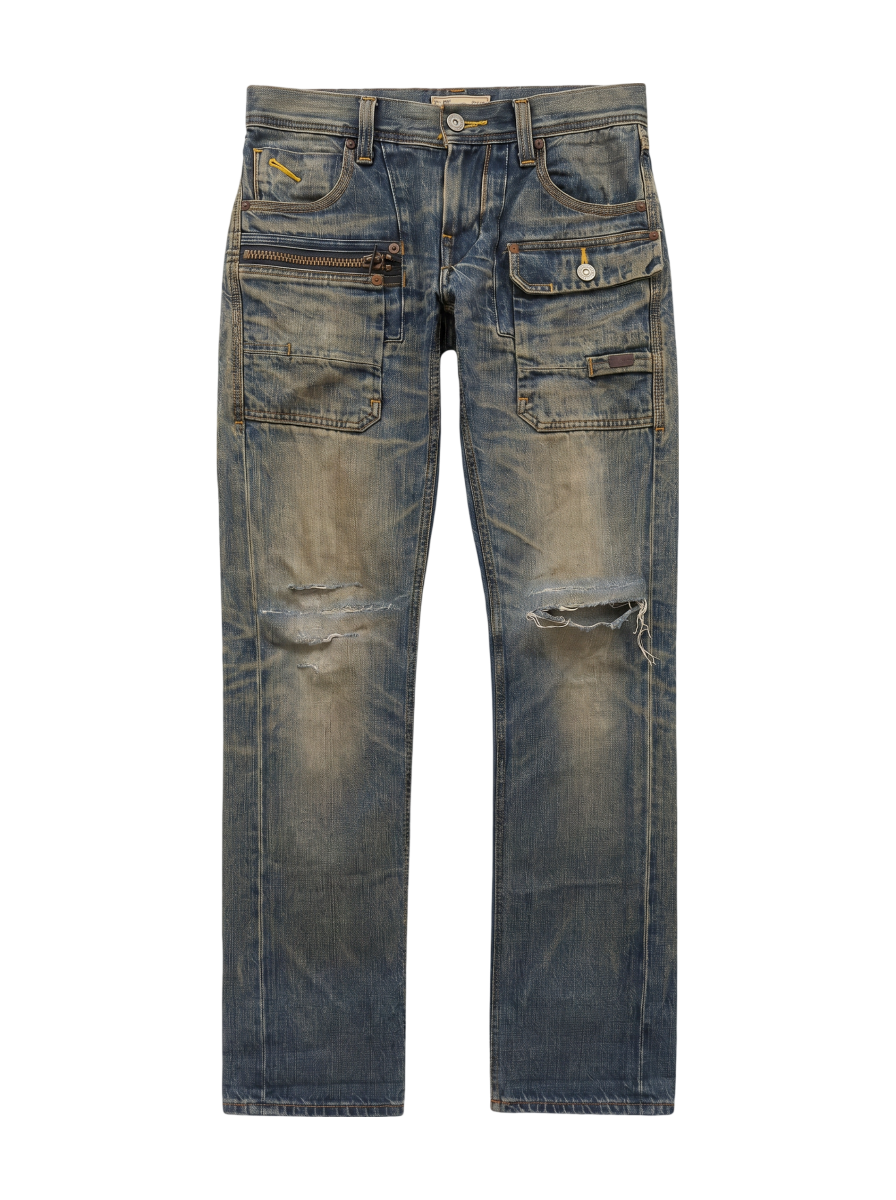 AVIREX / avirex/アヴィレックス/ TYPE BLUE ZIP BUSH PANTS/ タイプブルー ジップブシュパンツ