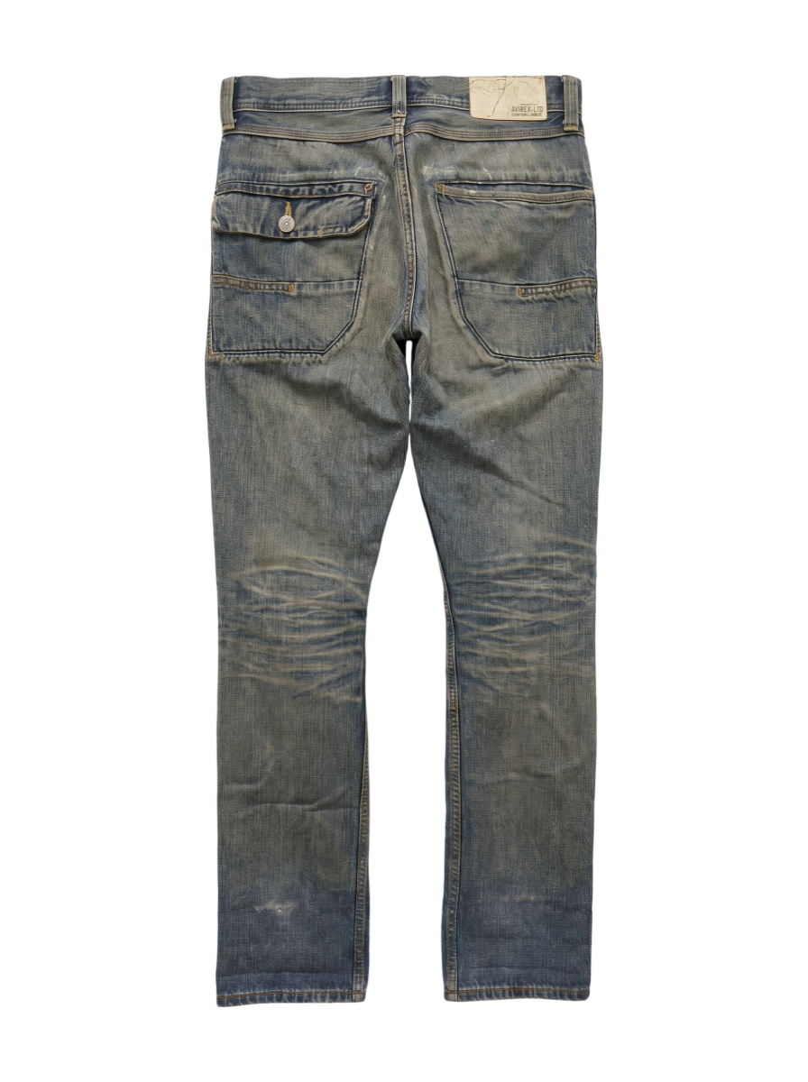 AVIREX / avirex/アヴィレックス/ TYPE BLUE ZIP BUSH PANTS/ タイプブルー ジップブシュパンツ