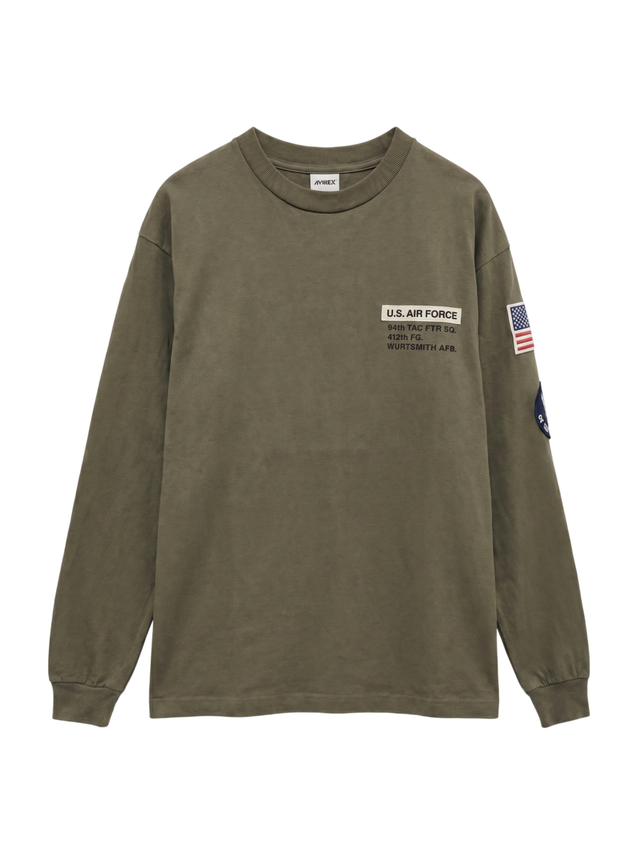 AVIREX / LONGSLEEVE T-SHIRT "HAT IN THE RING" / 長袖Tシャツ "ハット イン ザ リング" / AVIREX