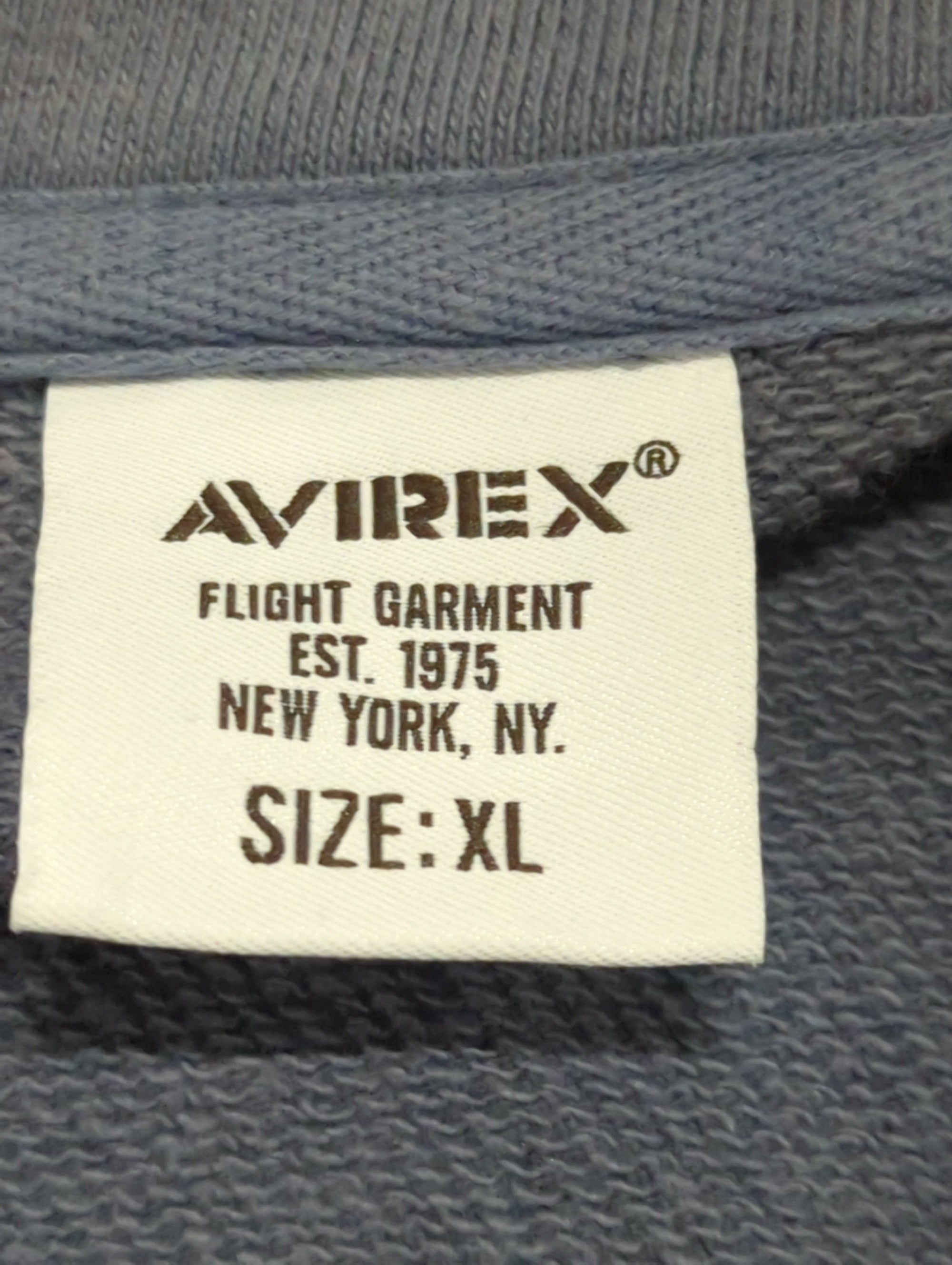 AVIREX / 《WEB限定》HALF ZIP FATIGUE SWEAT/ハーフジップ ファティーグ スウェット