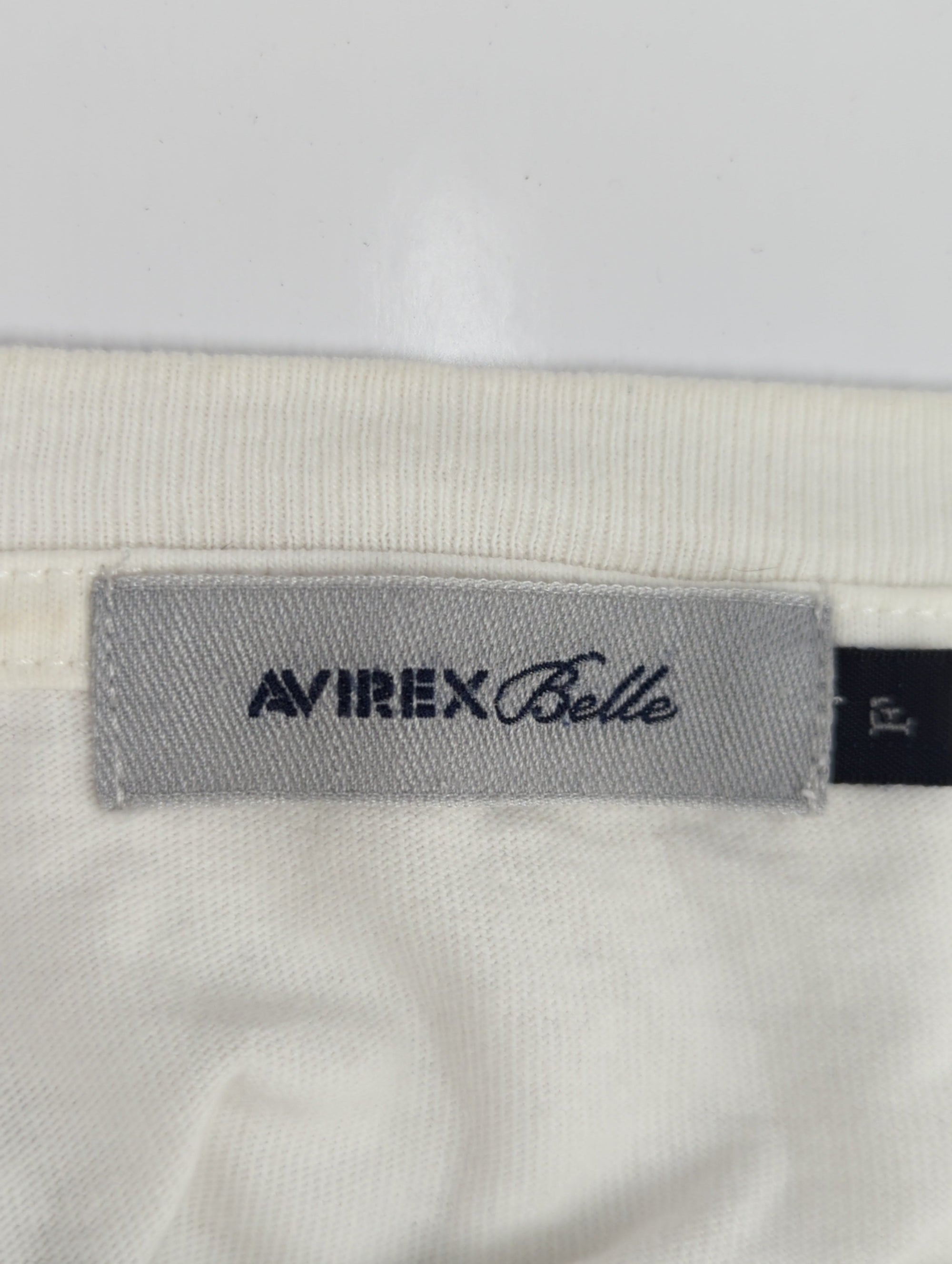 AVIREX / FADE WASH CUFFS OPEN EMBROIDERY TOPS/Tシャツ/AVIREX