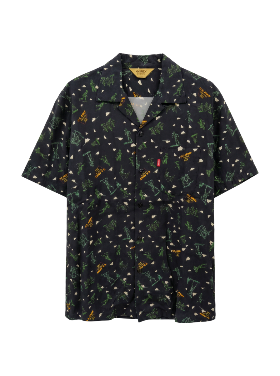 AVIREX / アロハシャツ A.C. ソルジャー/ALOHA SHIRT A.C. SOLDIER